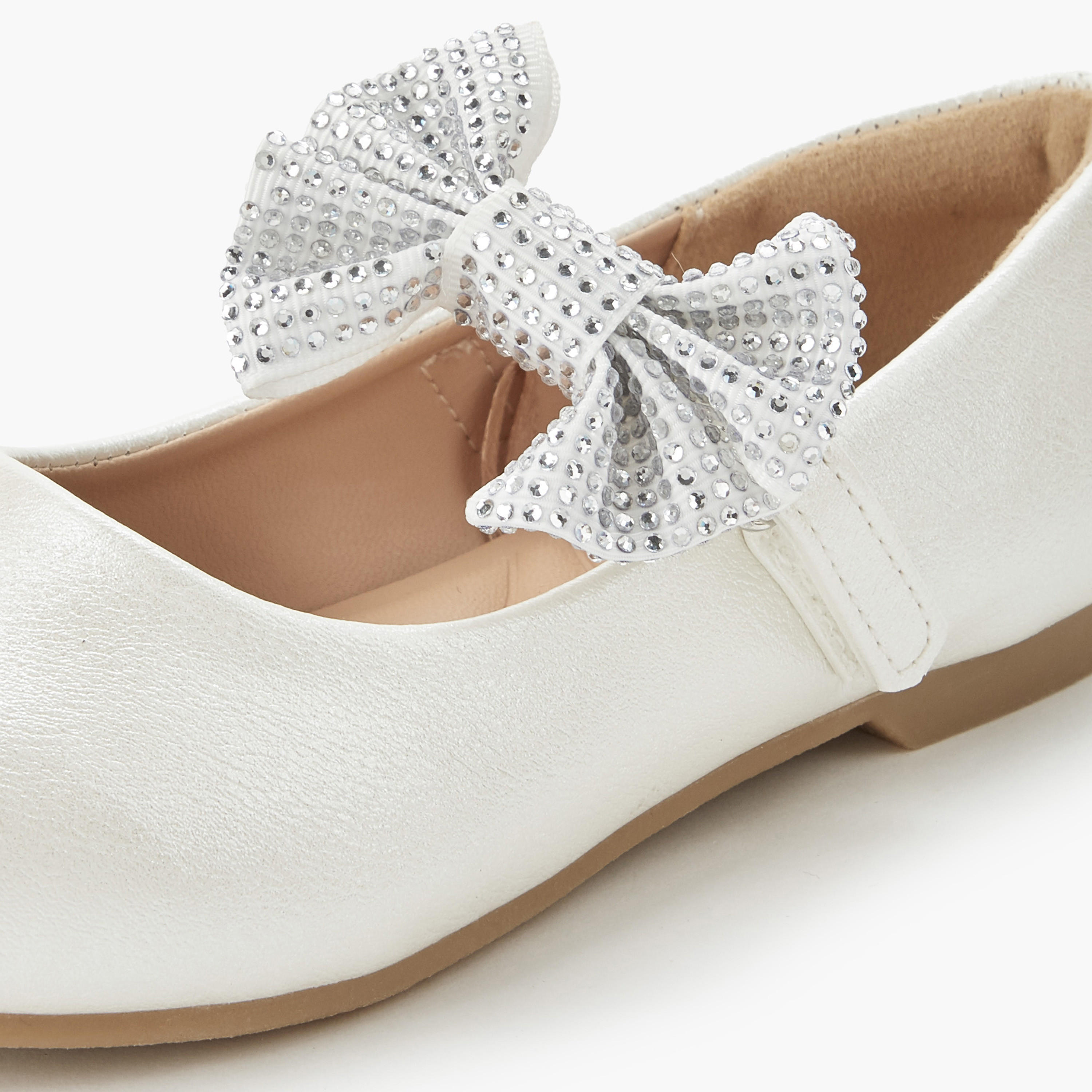 Juniors Girls Hook & Loop Ballerina Shoes-girls-shoes-maryjanes-image-5
