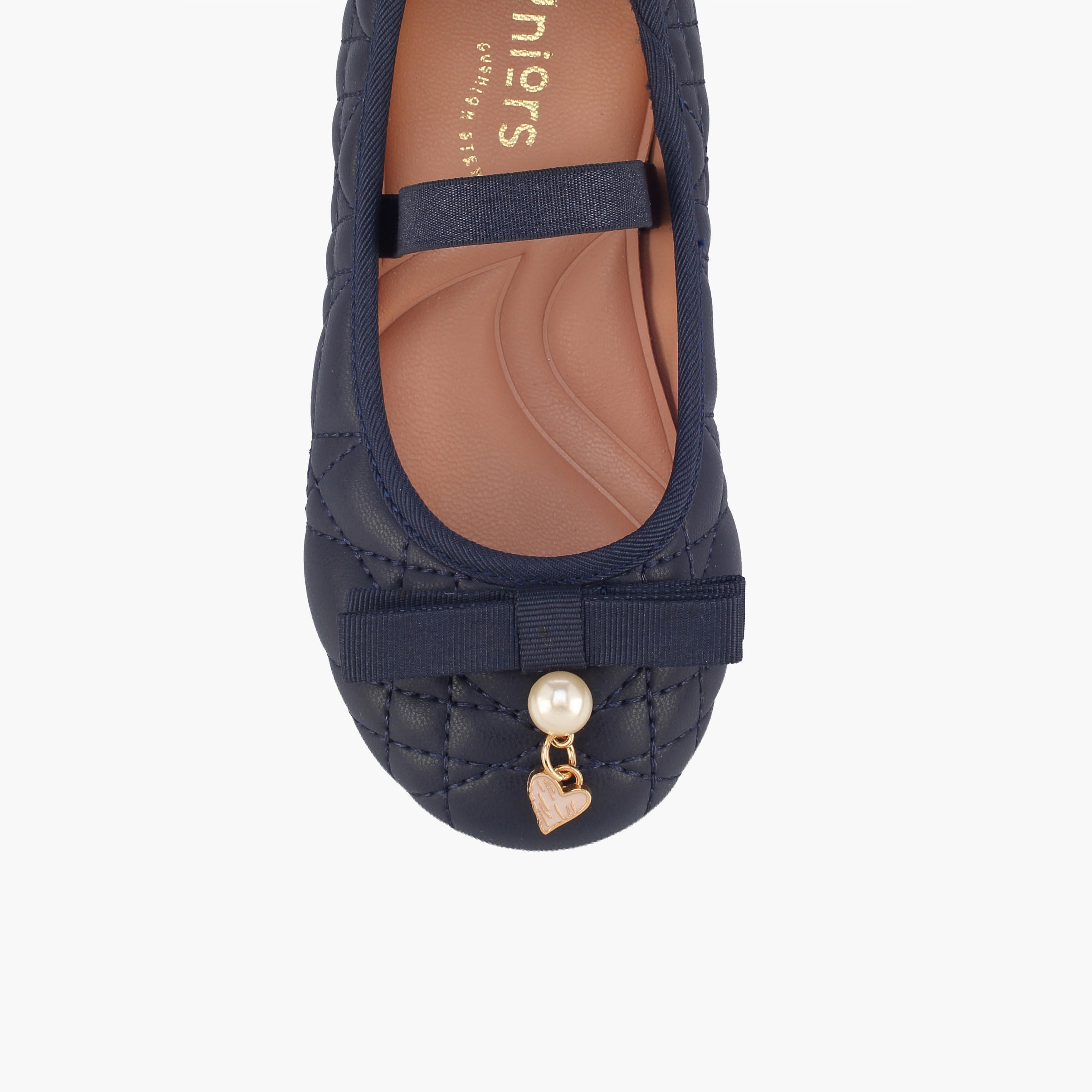 Juniors Girls Bow Embellished Ballerina Shoes-girls-shoes-ballerinas-image-4