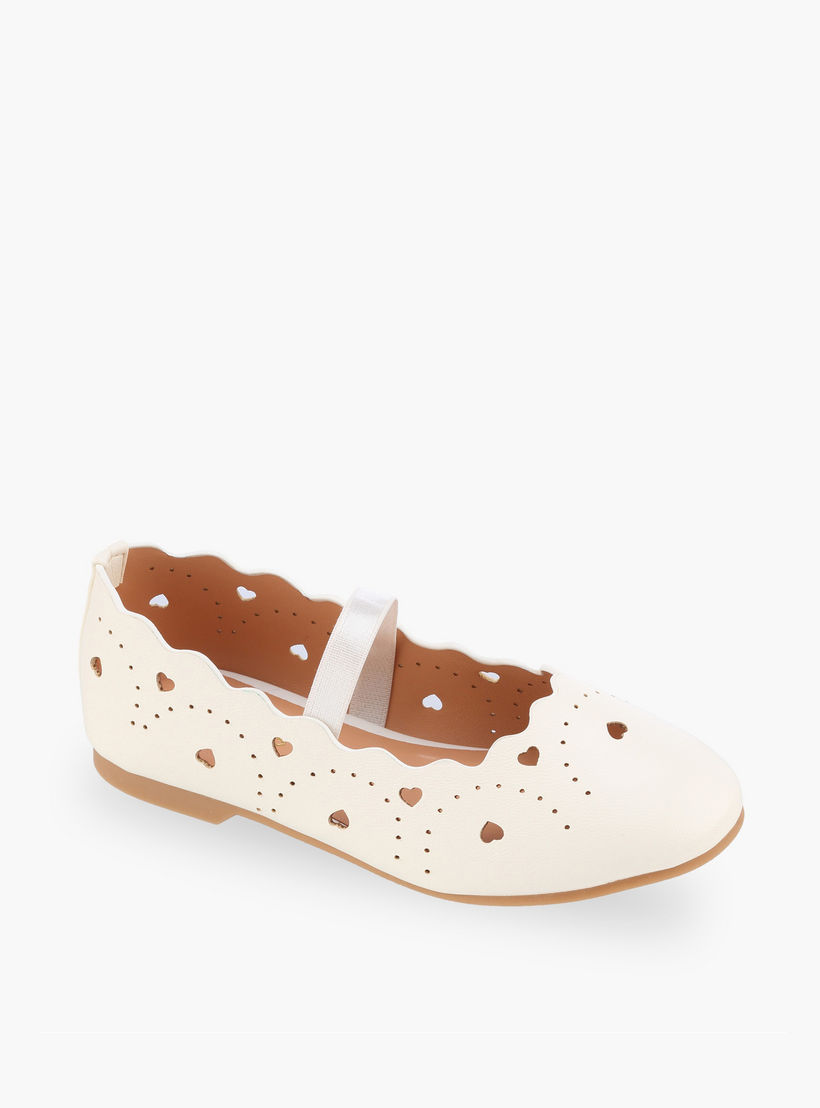 Juniors Girls Elastic Strap Ballerina Shoes-girls-shoes-ballerinas-image-2