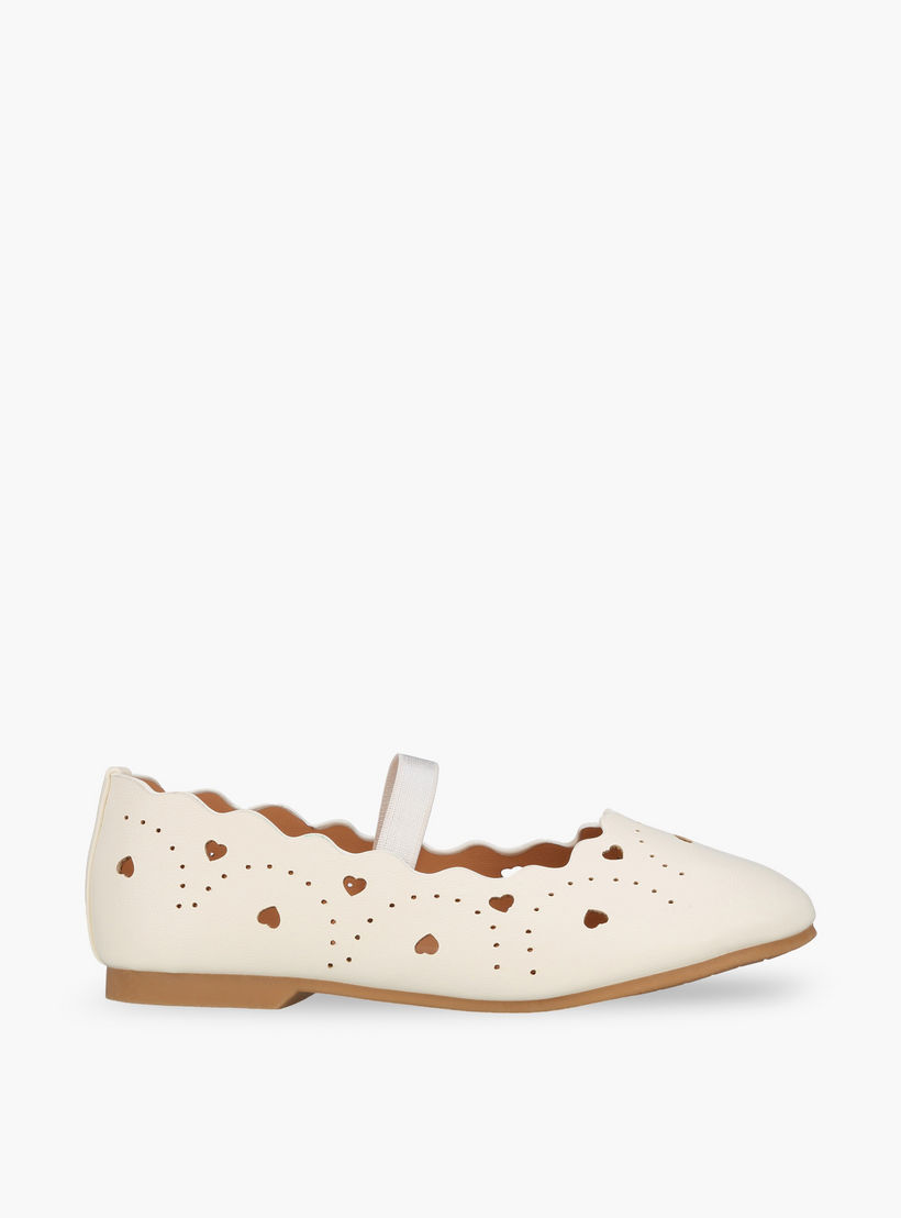 Juniors Girls Elastic Strap Ballerina Shoes-girls-shoes-ballerinas-image-3