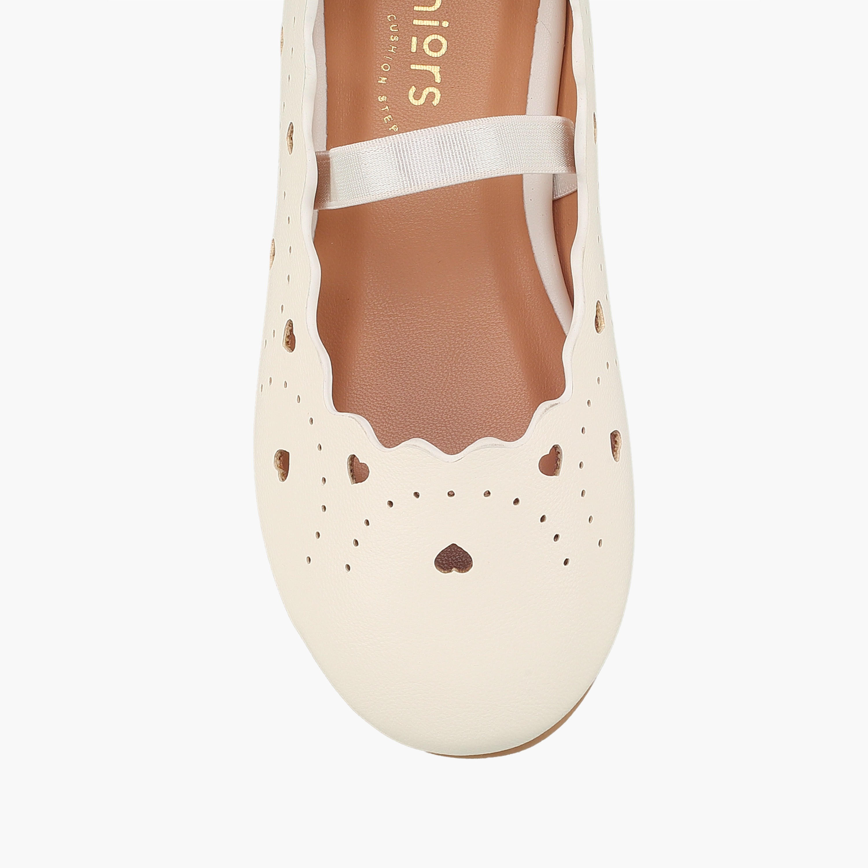 Juniors Girls Elastic Strap Ballerina Shoes-girls-shoes-ballerinas-image-4