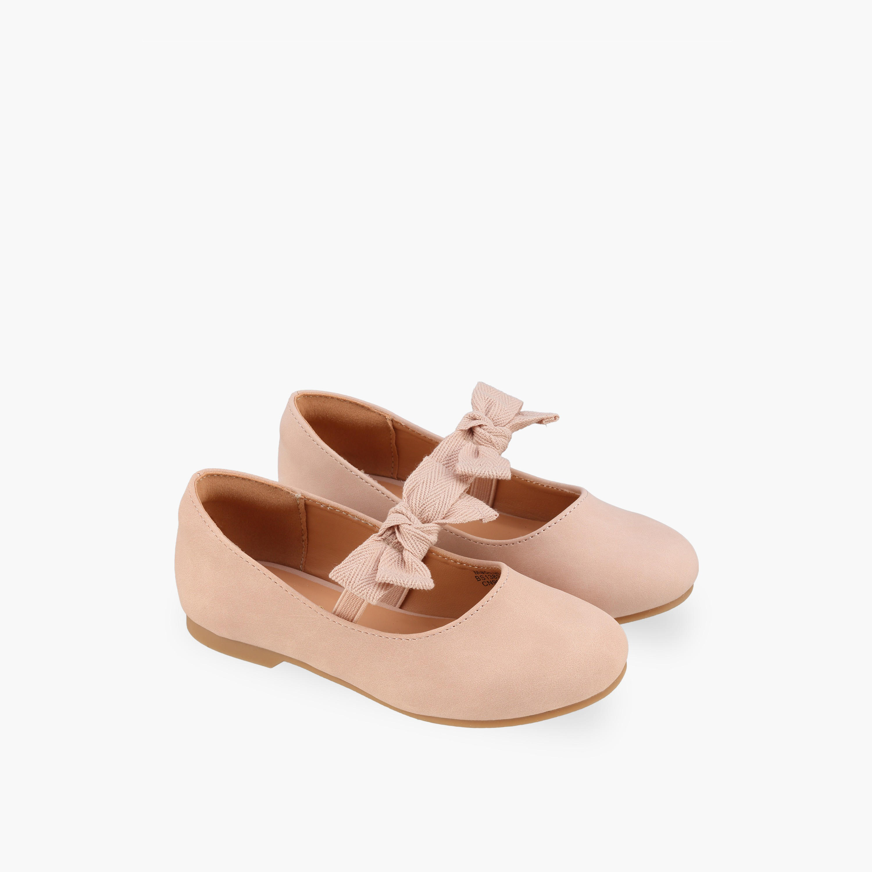 حذاء باليرينا بحزام مطاطي للبنات من جونيورز-girls-shoes-ballerinas-image-1