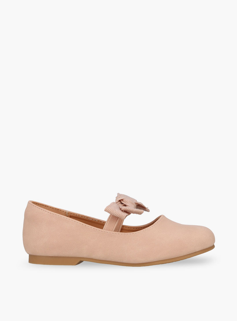 حذاء باليرينا بحزام مطاطي للبنات من جونيورز-girls-shoes-ballerinas-image-3