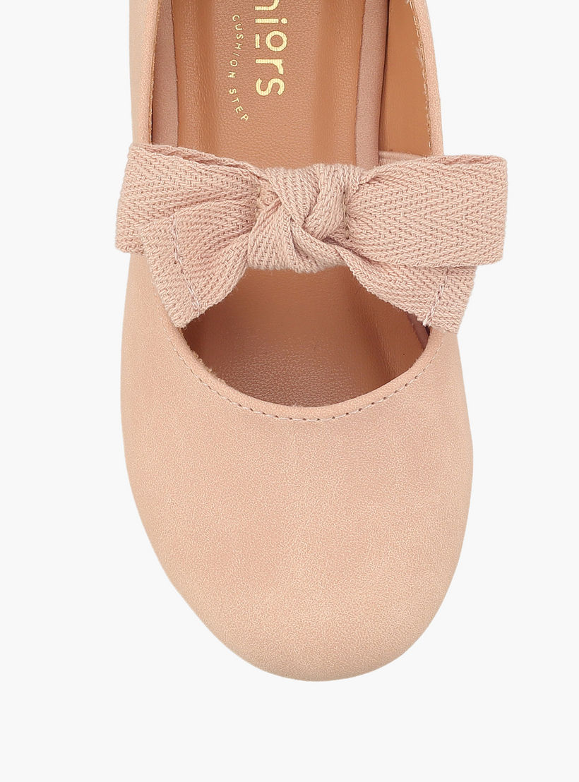 حذاء باليرينا بحزام مطاطي للبنات من جونيورز-girls-shoes-ballerinas-image-4