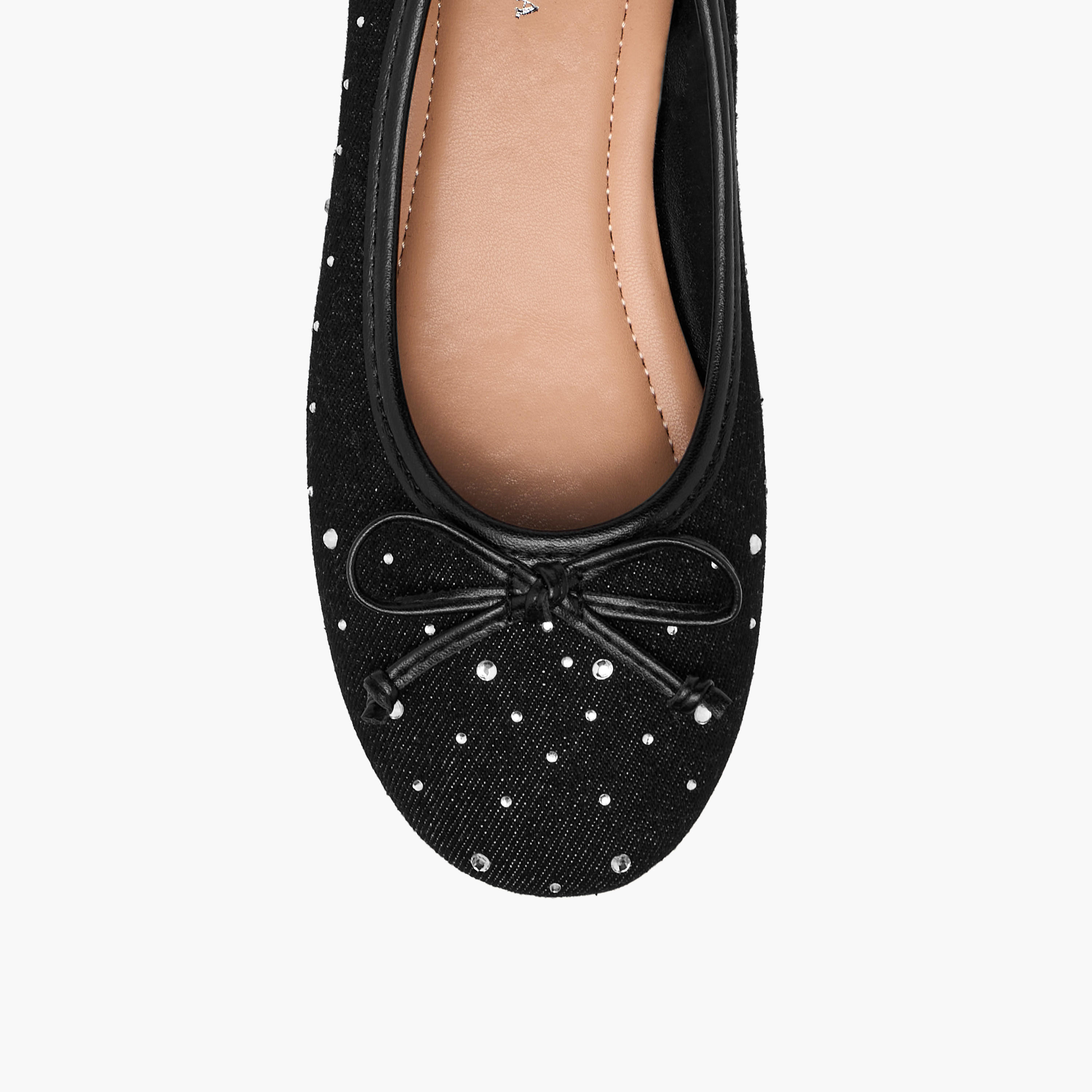 Flora Bella Bow Accent Slip-On Ballerina Shoes-girls-shoes-ballerinas-image-4