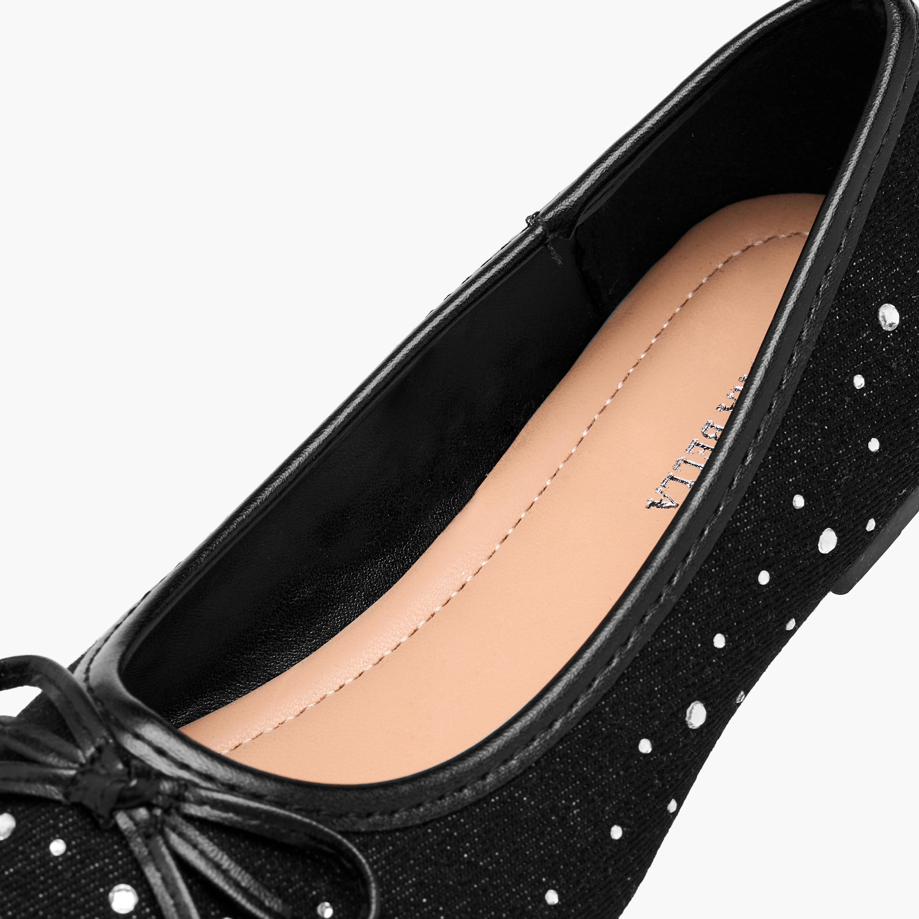 Flora Bella Bow Accent Slip-On Ballerina Shoes-girls-shoes-ballerinas-image-6