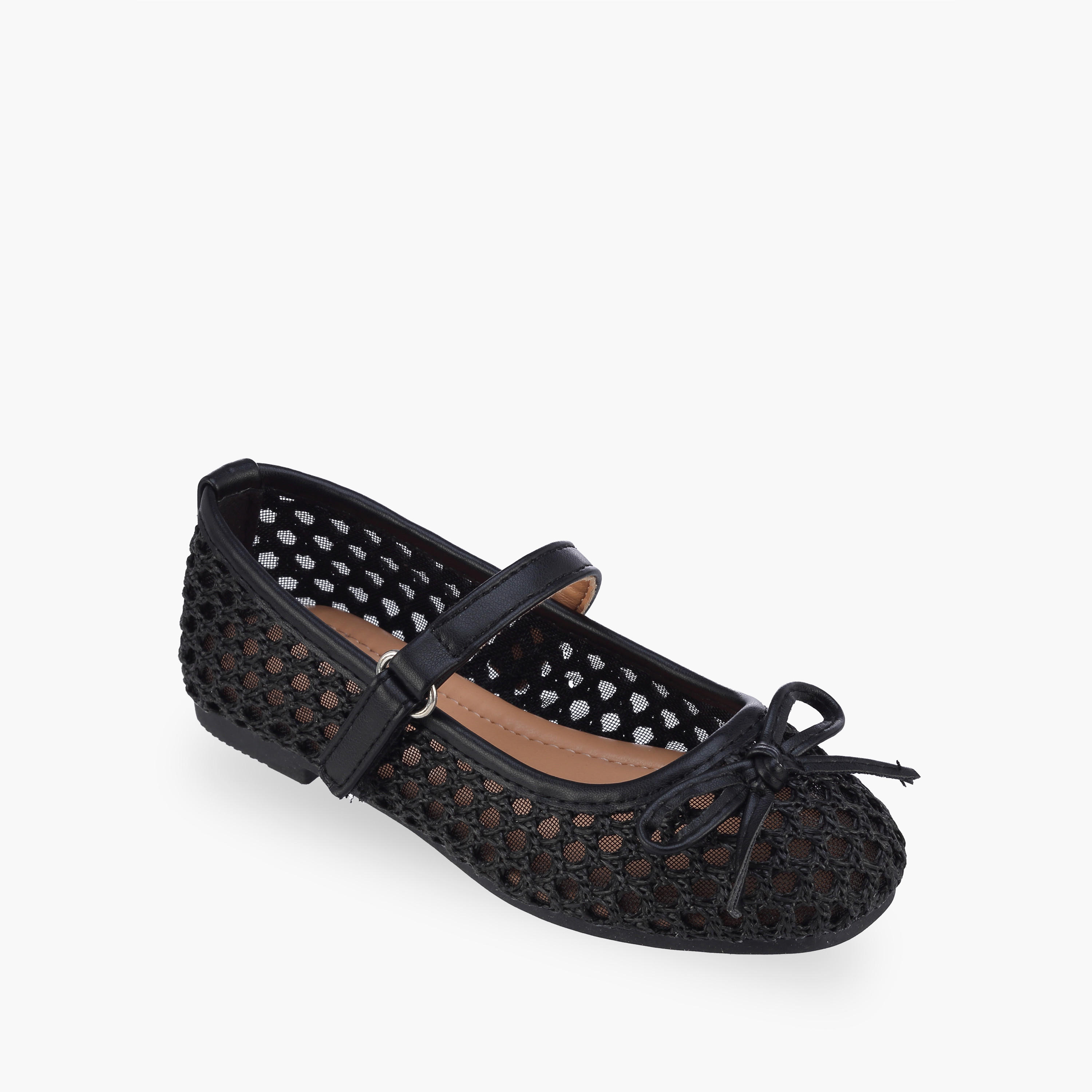 حذاء ماري جين بشريط إغلاق لاصق للبنات من فلورا بيلا-girls-shoes-maryjanes-image-2