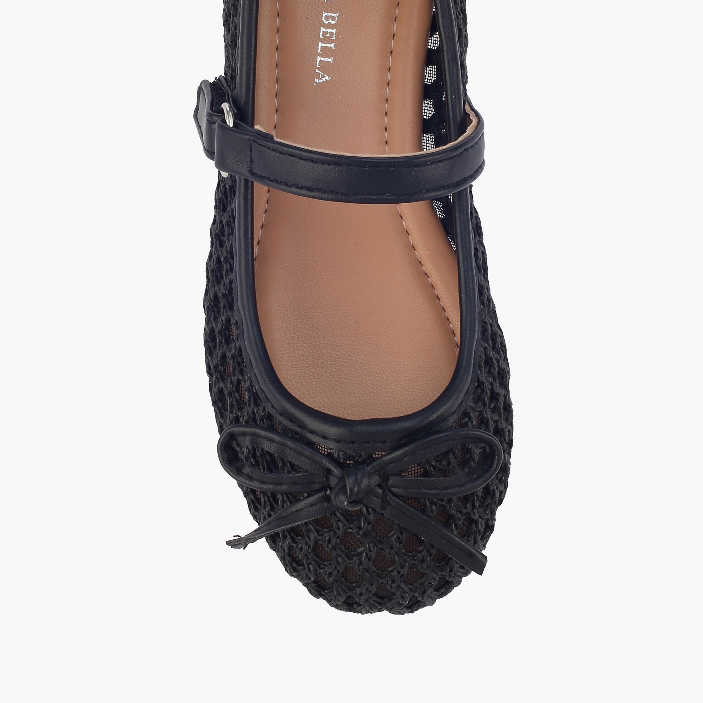 حذاء ماري جين بشريط إغلاق لاصق للبنات من فلورا بيلا-girls-shoes-maryjanes-image-4
