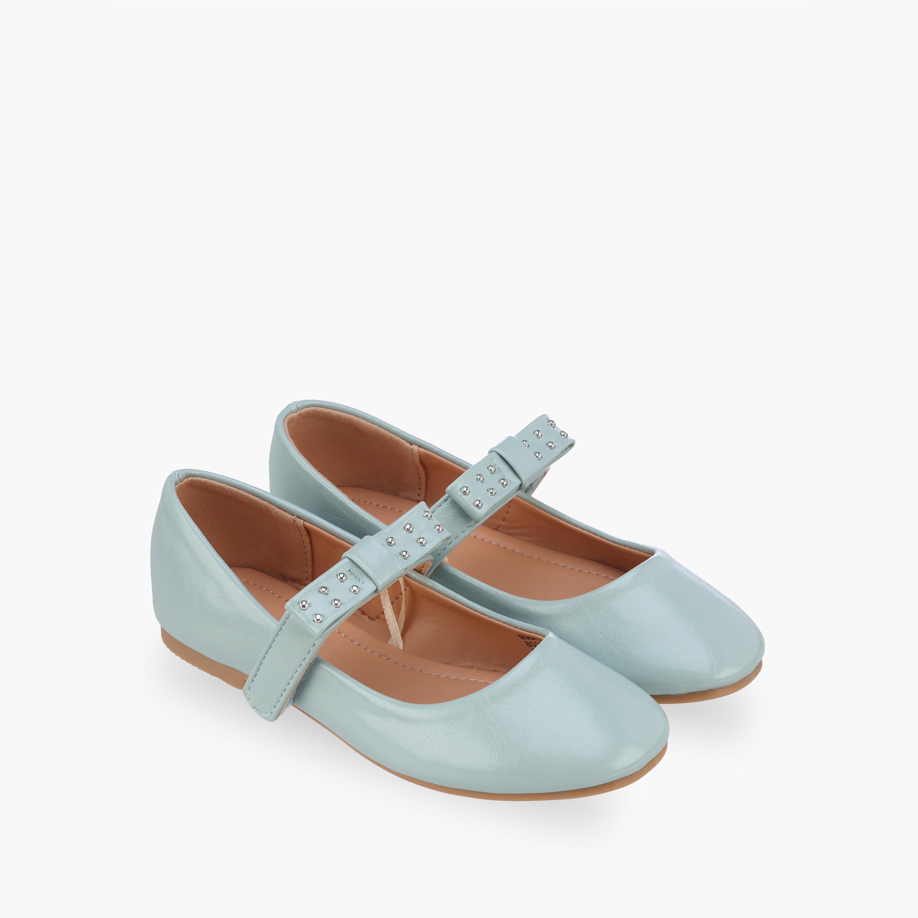 حذاء ماري جين بشريط إغلاق لاصق للبنات من فلورا بيلا-girls-shoes-maryjanes-image-1