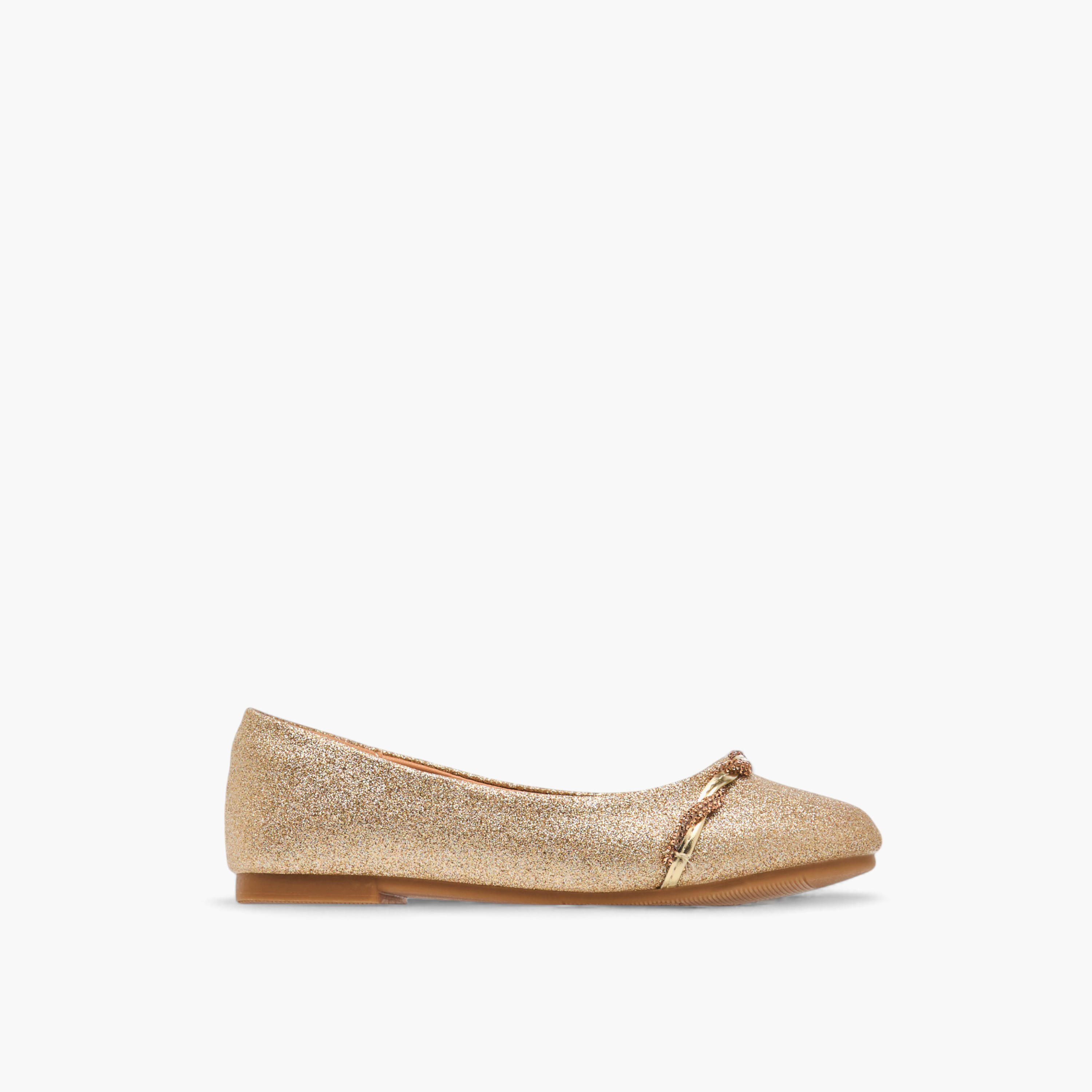 Celeste Girls' Embellished Slip-On Ballerina Shoes-girls-shoes-ballerinas-image-3
