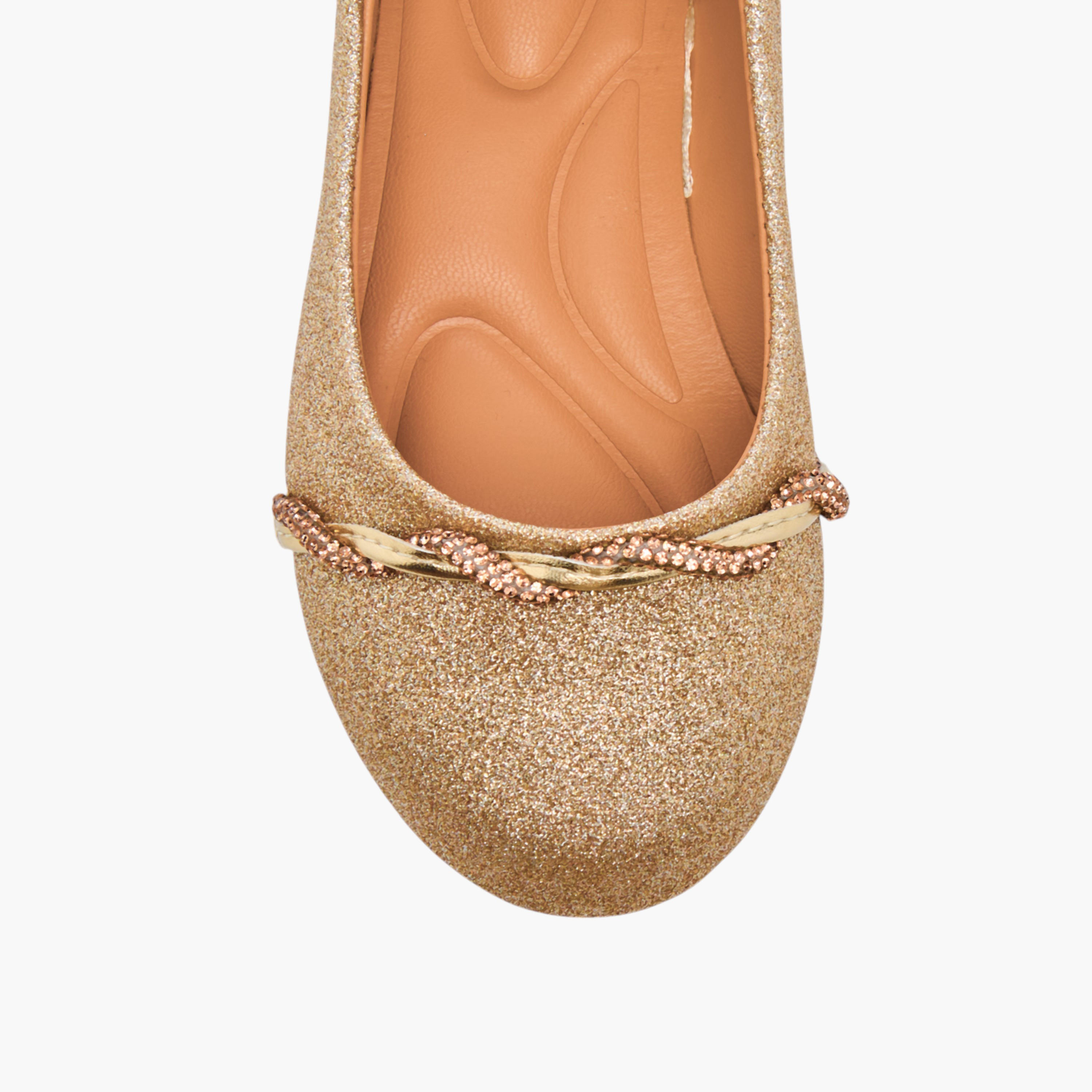 Celeste Girls' Embellished Slip-On Ballerina Shoes-girls-shoes-ballerinas-image-4