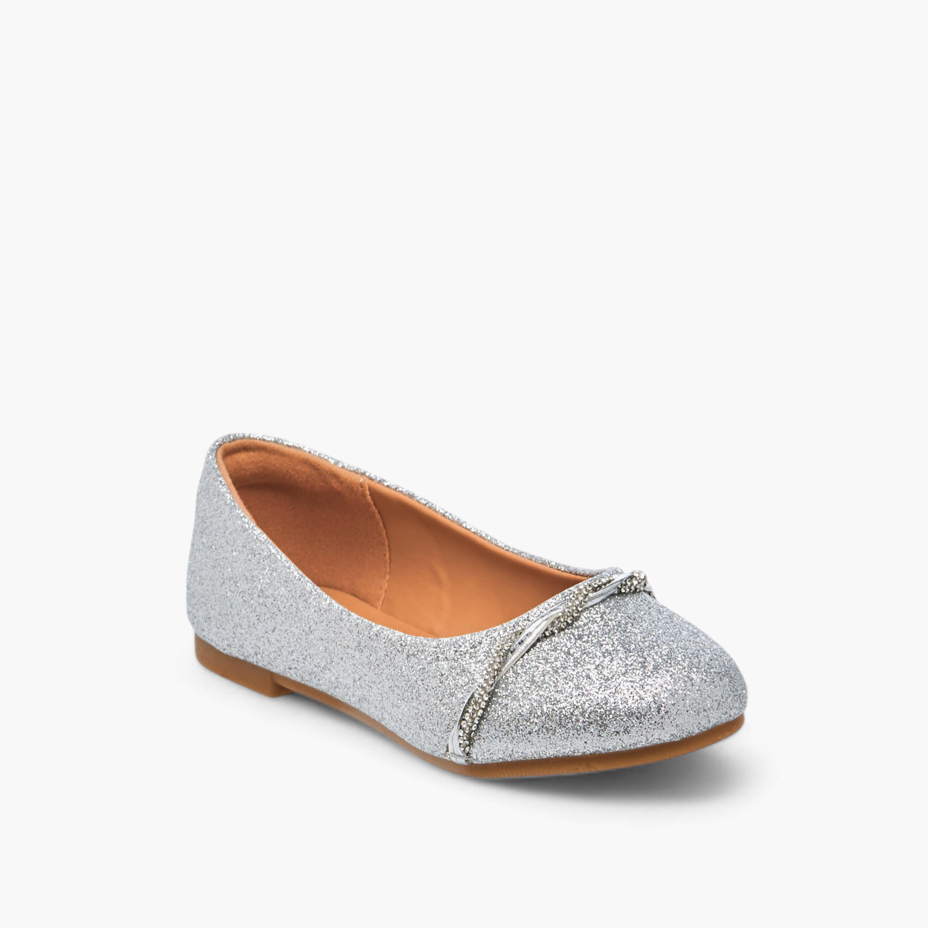Celeste Girls' Embellished Slip-On Ballerina Shoes-girls-shoes-ballerinas-image-2