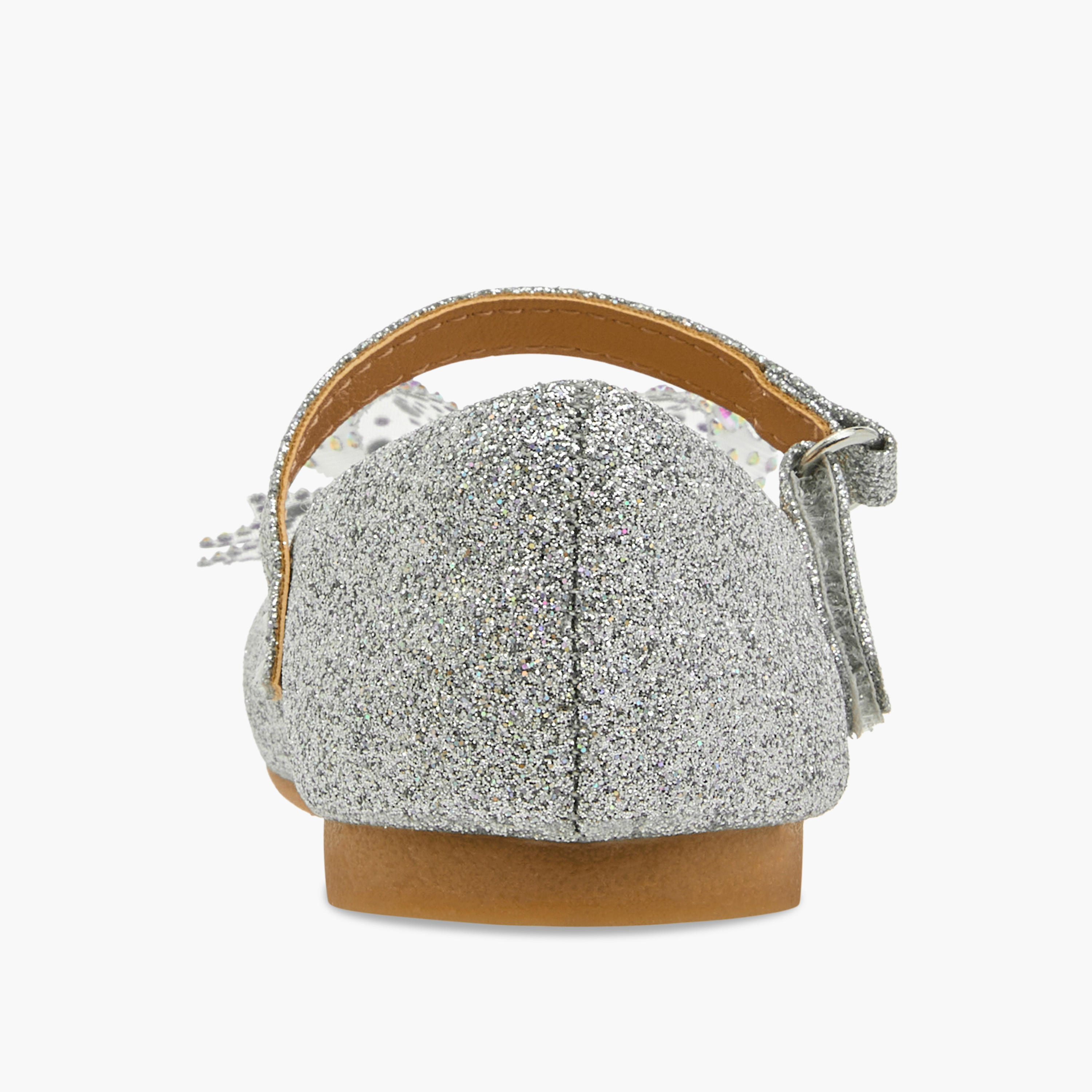Juniors Bow Embellished Mary Jane Shoes with Hook and Loop Closure-girls-shoes-maryjanes-image-5