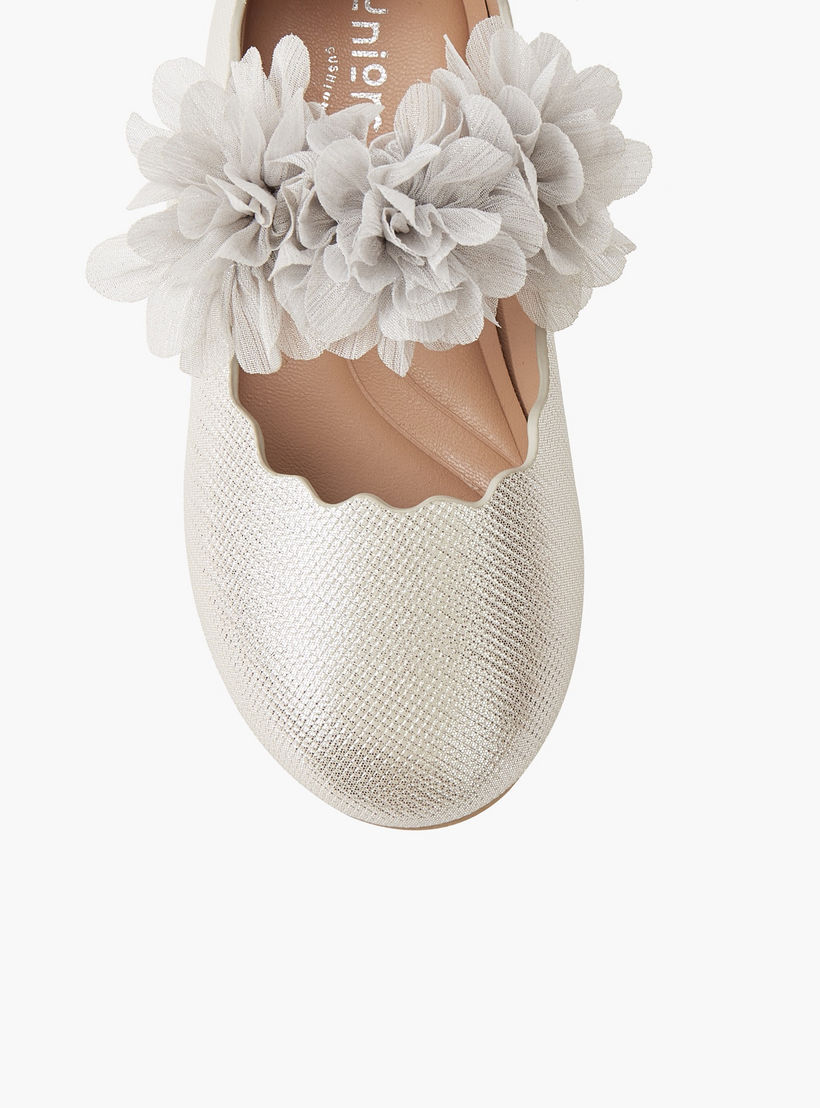 Juniors Girls Hook and Loop Ballerina Shoes-girls-shoes-maryjanes-image-5