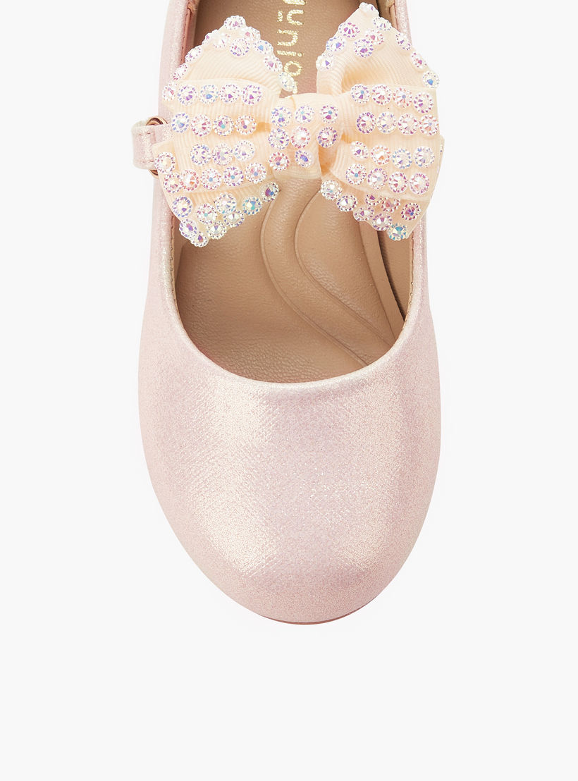Juniors Girls Hook and Loop Ballerina Shoes-girls-shoes-maryjanes-image-5