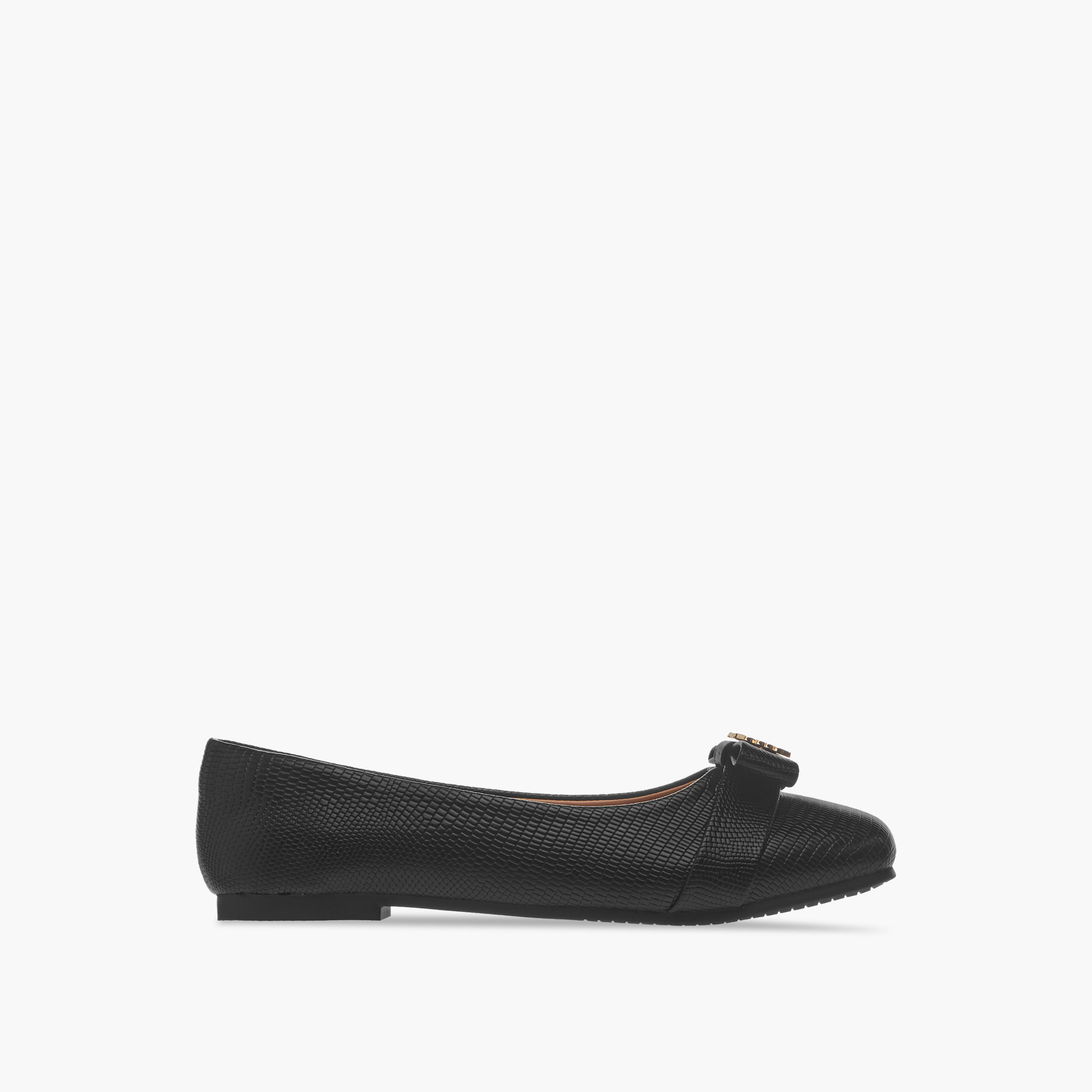 Little Missy Metal Accent Slip-On Ballerina Shoes-girls-shoes-ballerinas-image-3