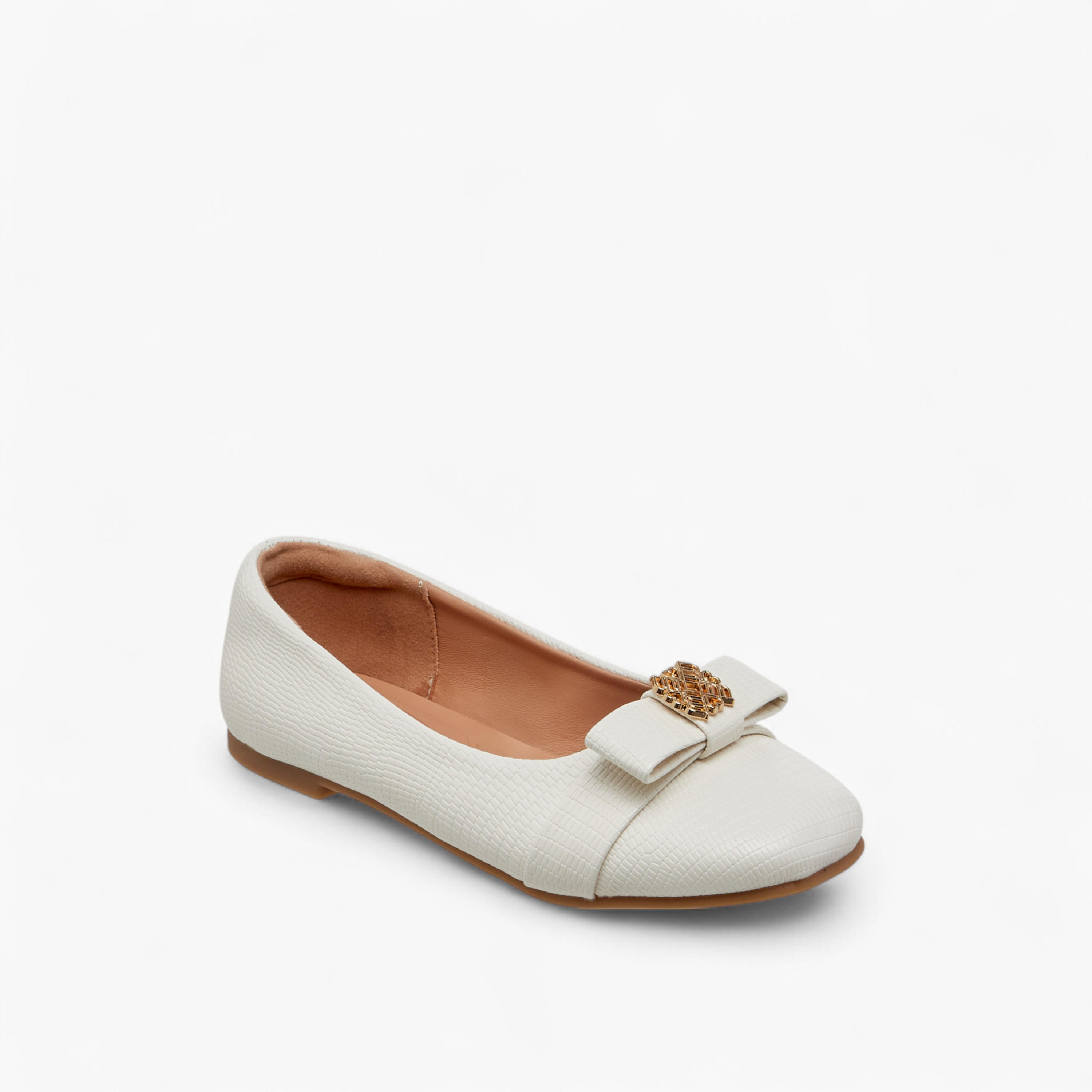 Little Missy Metal Accent Slip-On Ballerina Shoes-girls-shoes-ballerinas-image-2