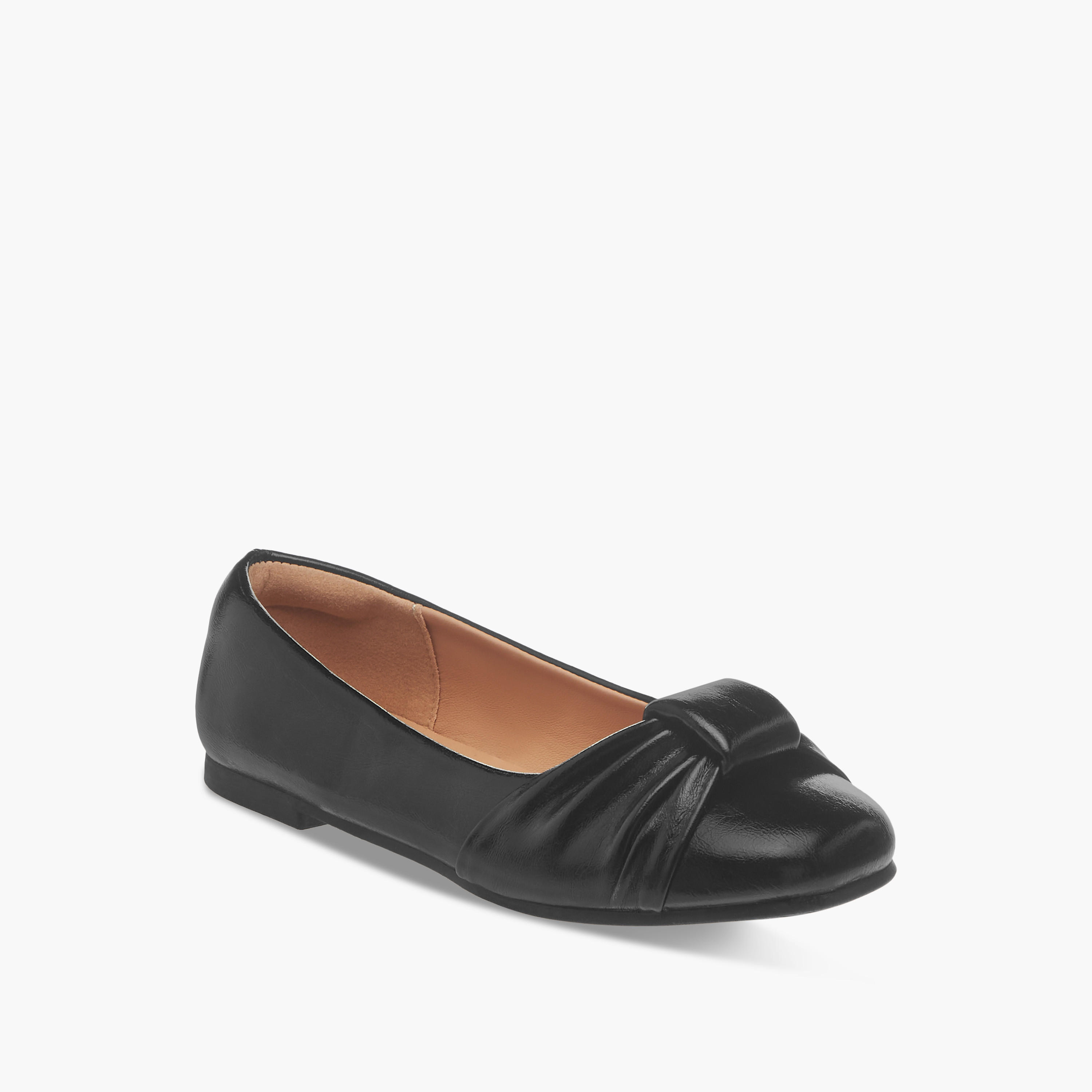 Little Missy Knot Accent Slip-On Ballerina Shoes-girls-shoes-ballerinas-image-2