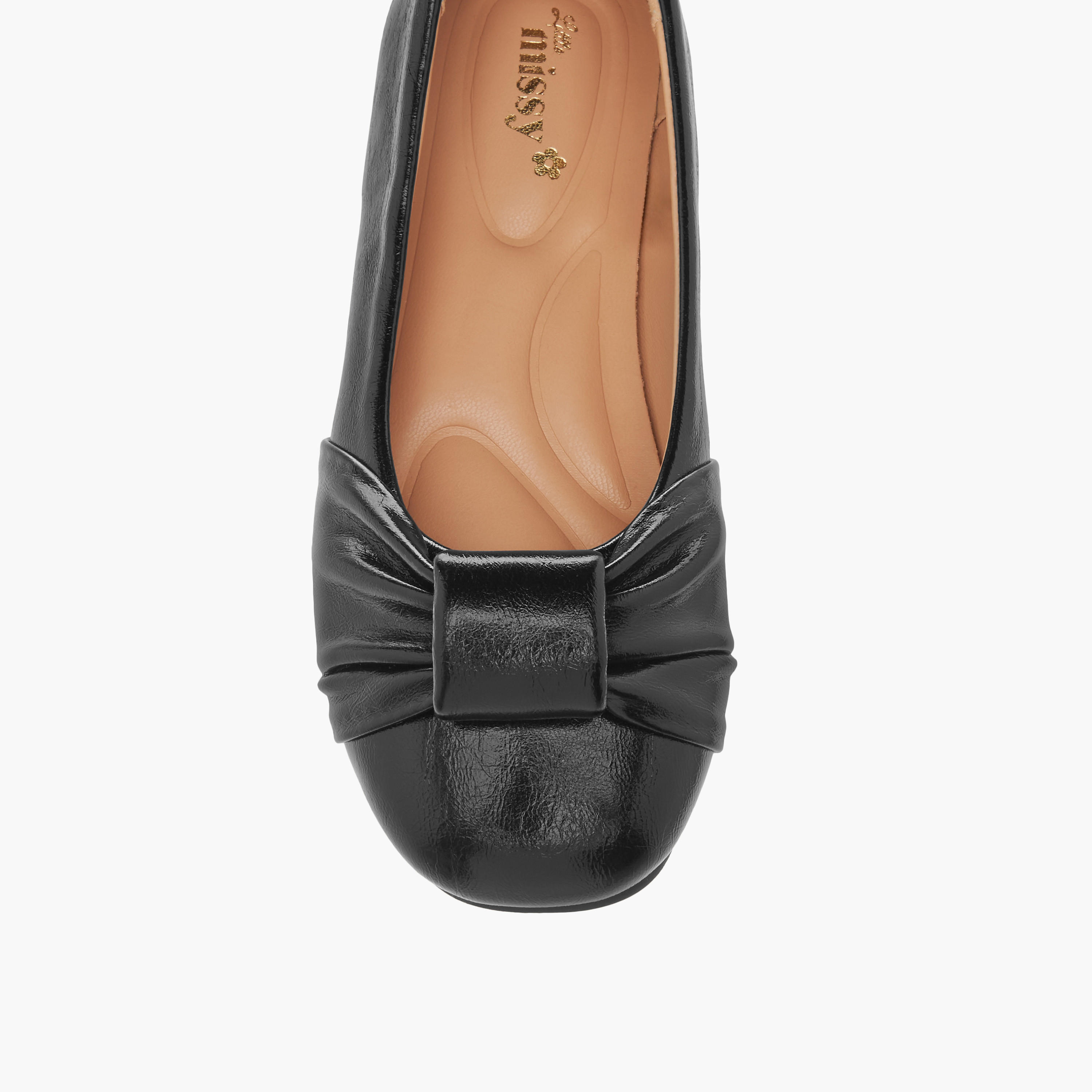 Little Missy Knot Accent Slip-On Ballerina Shoes-girls-shoes-ballerinas-image-4