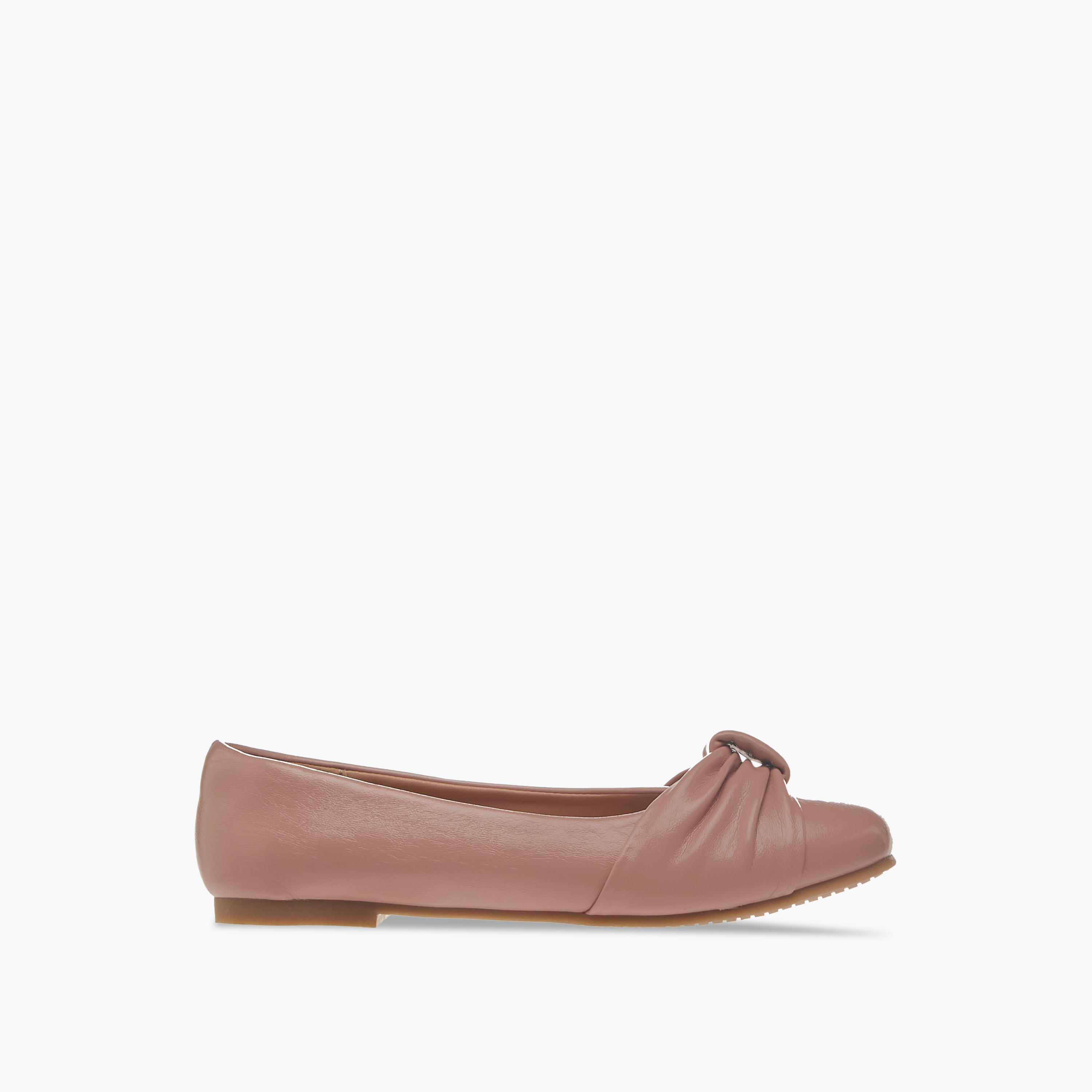 Little Missy Knot Accent Slip-On Ballerina Shoes-girls-shoes-ballerinas-image-3