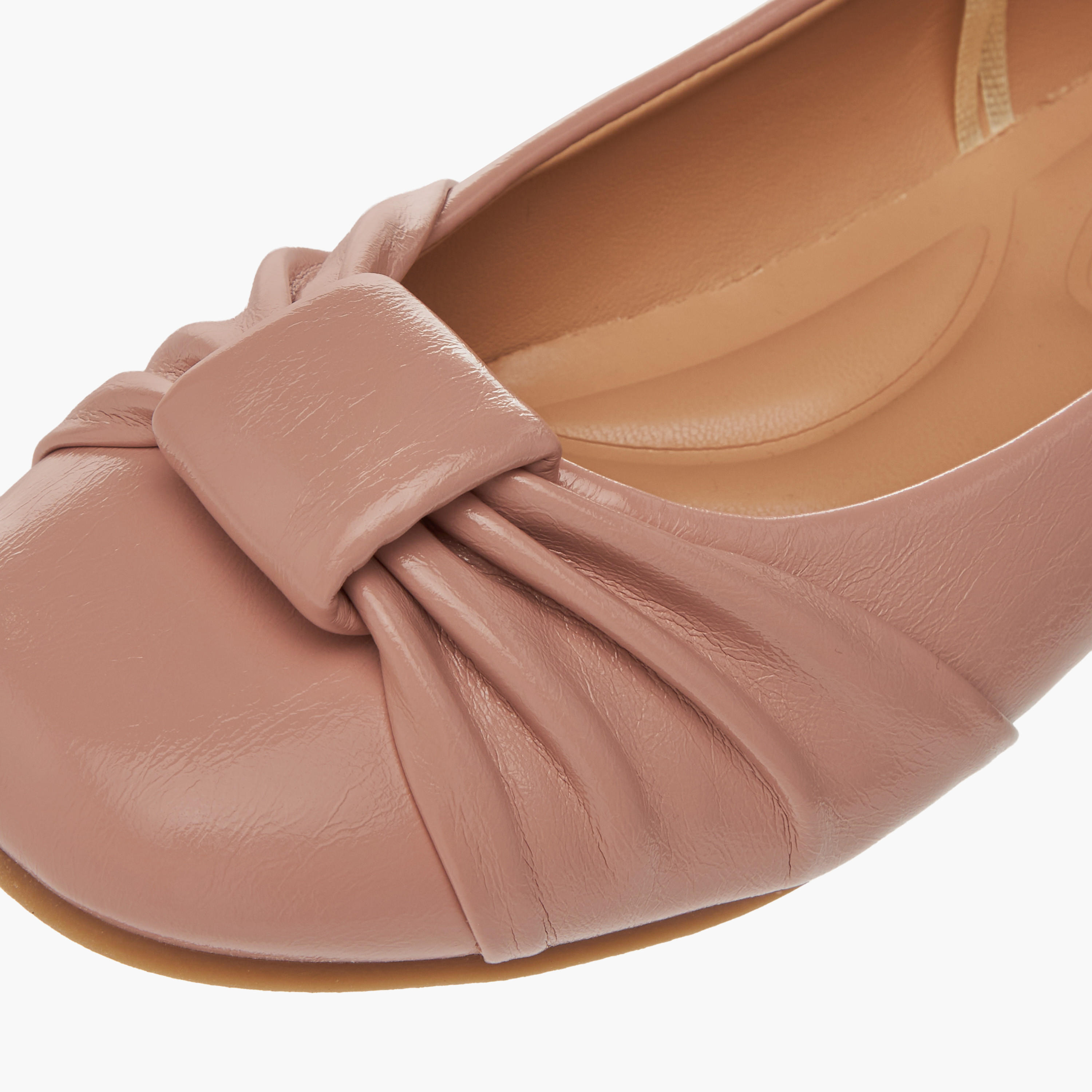 Little Missy Knot Accent Slip-On Ballerina Shoes-girls-shoes-ballerinas-image-6