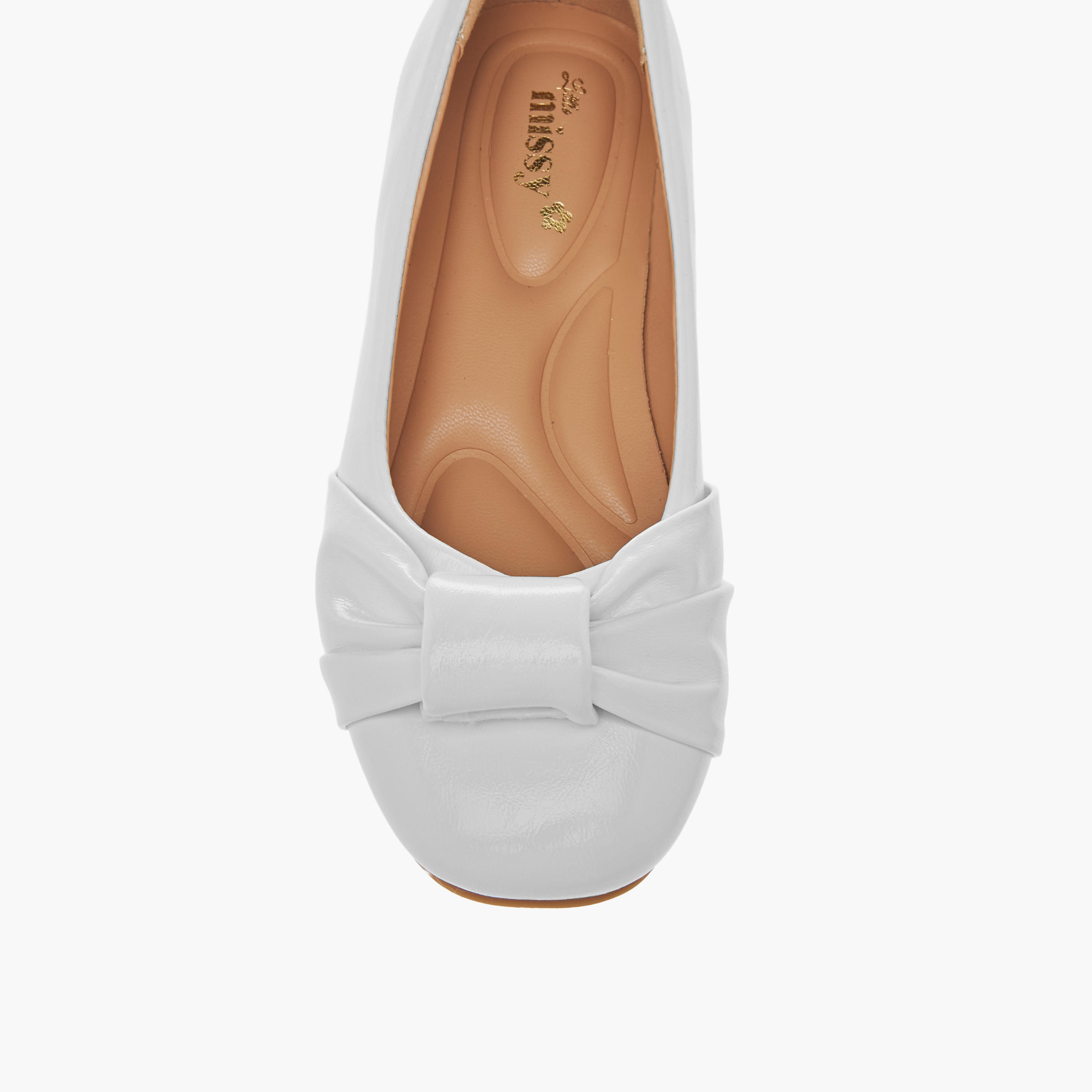 Little Missy Knot Accent Slip-On Ballerina Shoes-girls-shoes-ballerinas-image-4