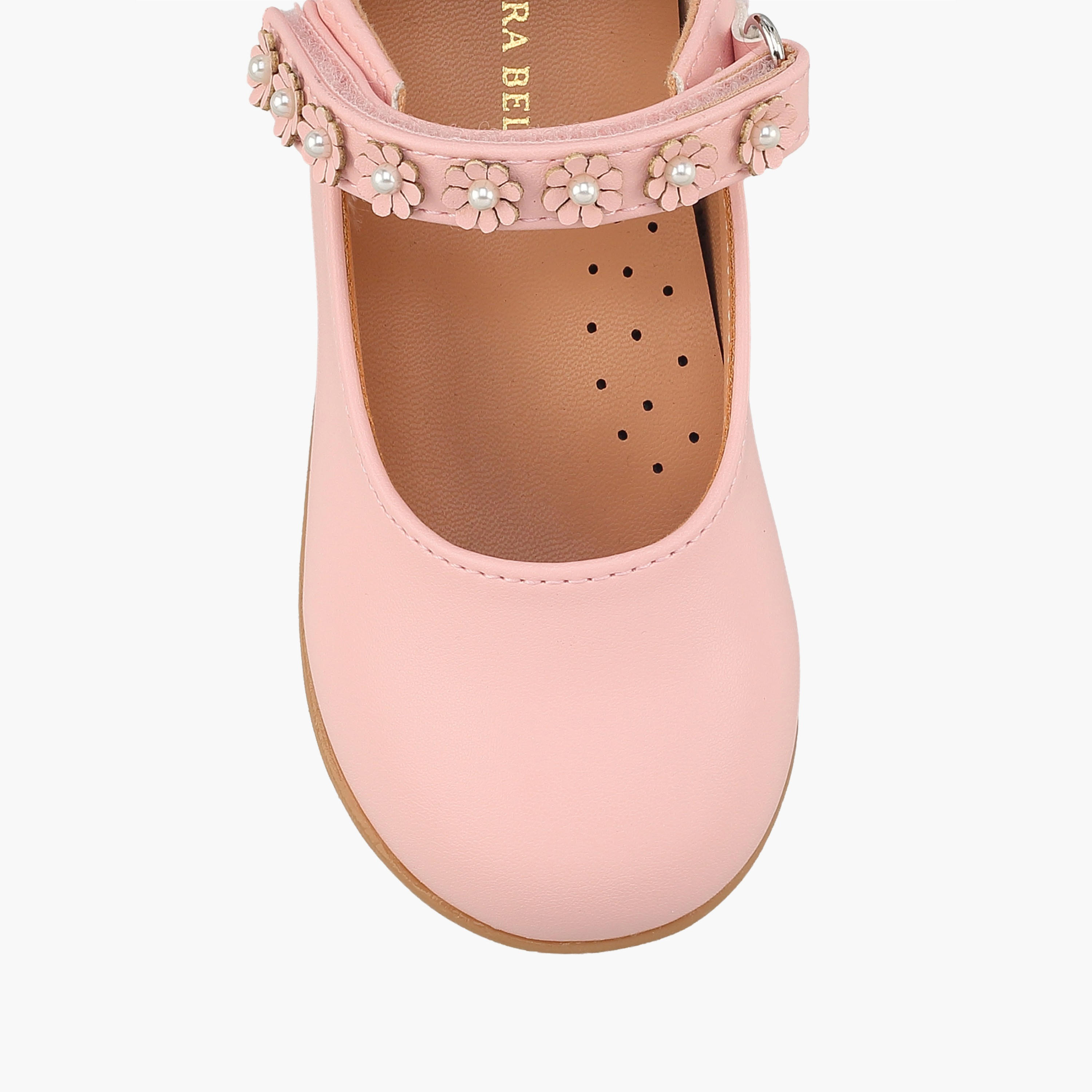 حذاء ماري جين بشريط إغلاق لاصق للبنات من فلورا بيلا-girls-shoes-maryjanes-image-4