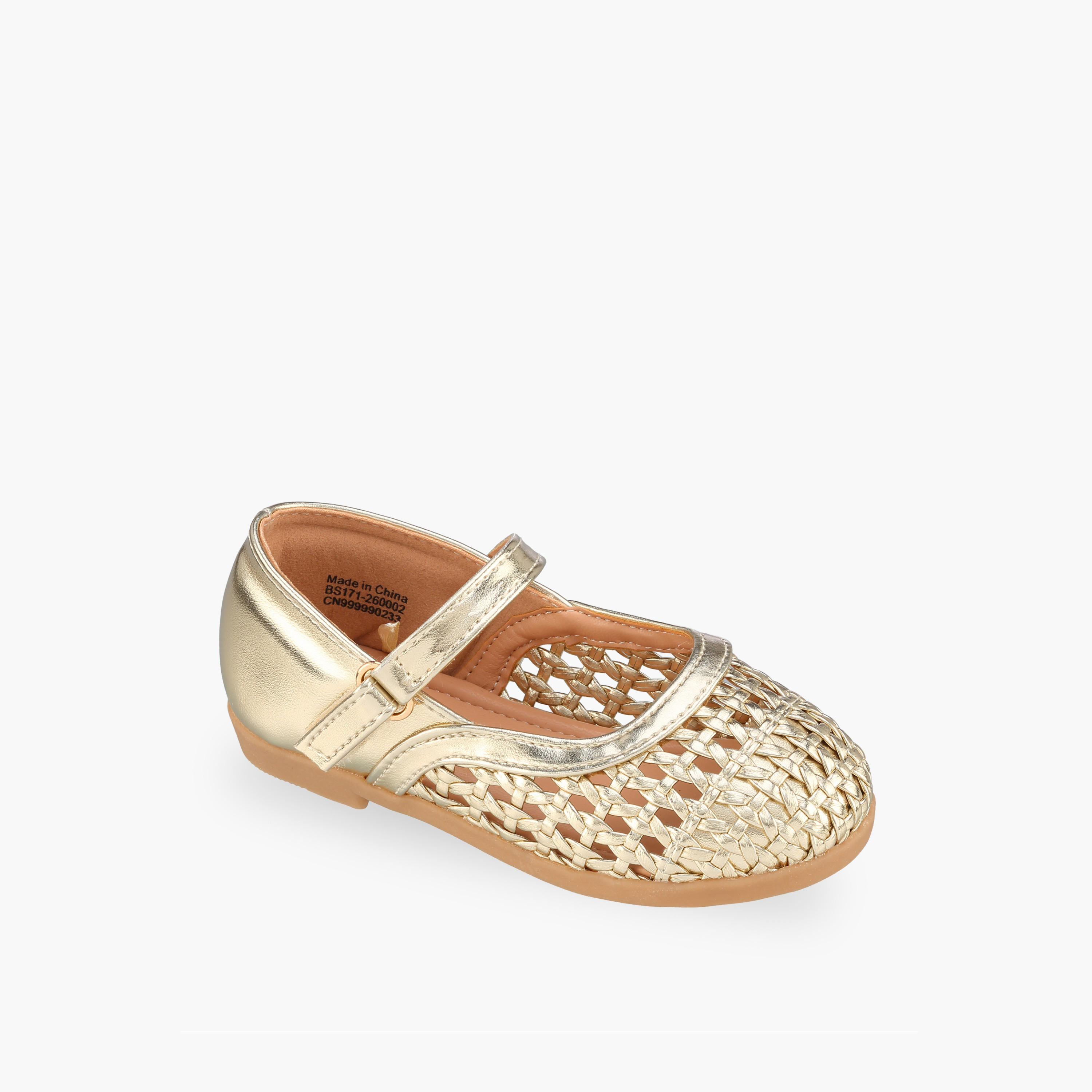 حذاء ماري جين بشريط إغلاق لاصق للبنات من فلورا بيلا-girls-shoes-maryjanes-image-2