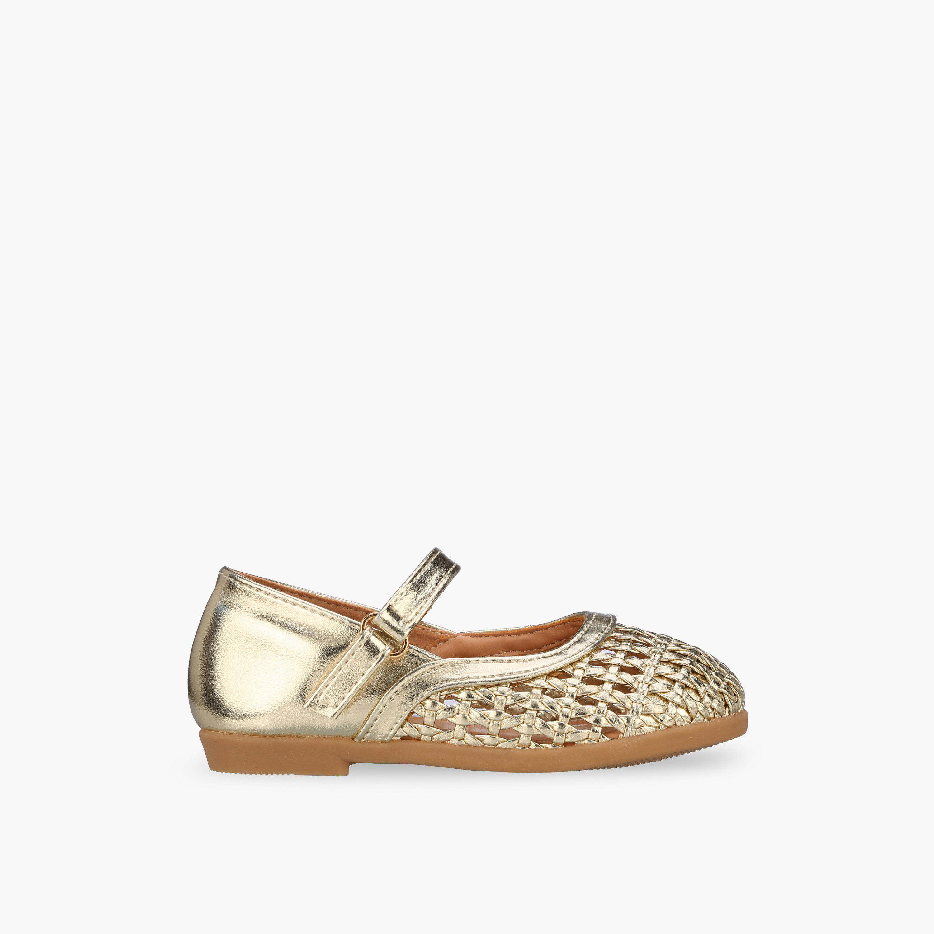 حذاء ماري جين بشريط إغلاق لاصق للبنات من فلورا بيلا-girls-shoes-maryjanes-image-3