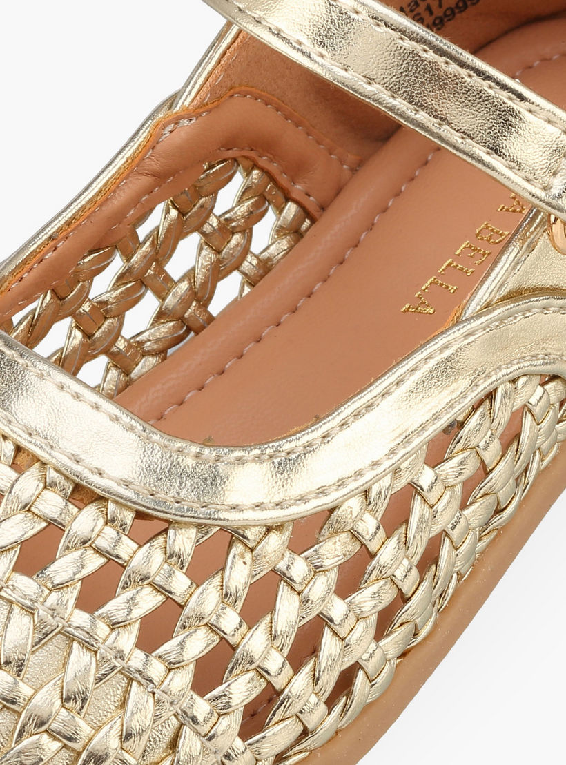حذاء ماري جين بشريط إغلاق لاصق للبنات من فلورا بيلا-girls-shoes-maryjanes-image-6