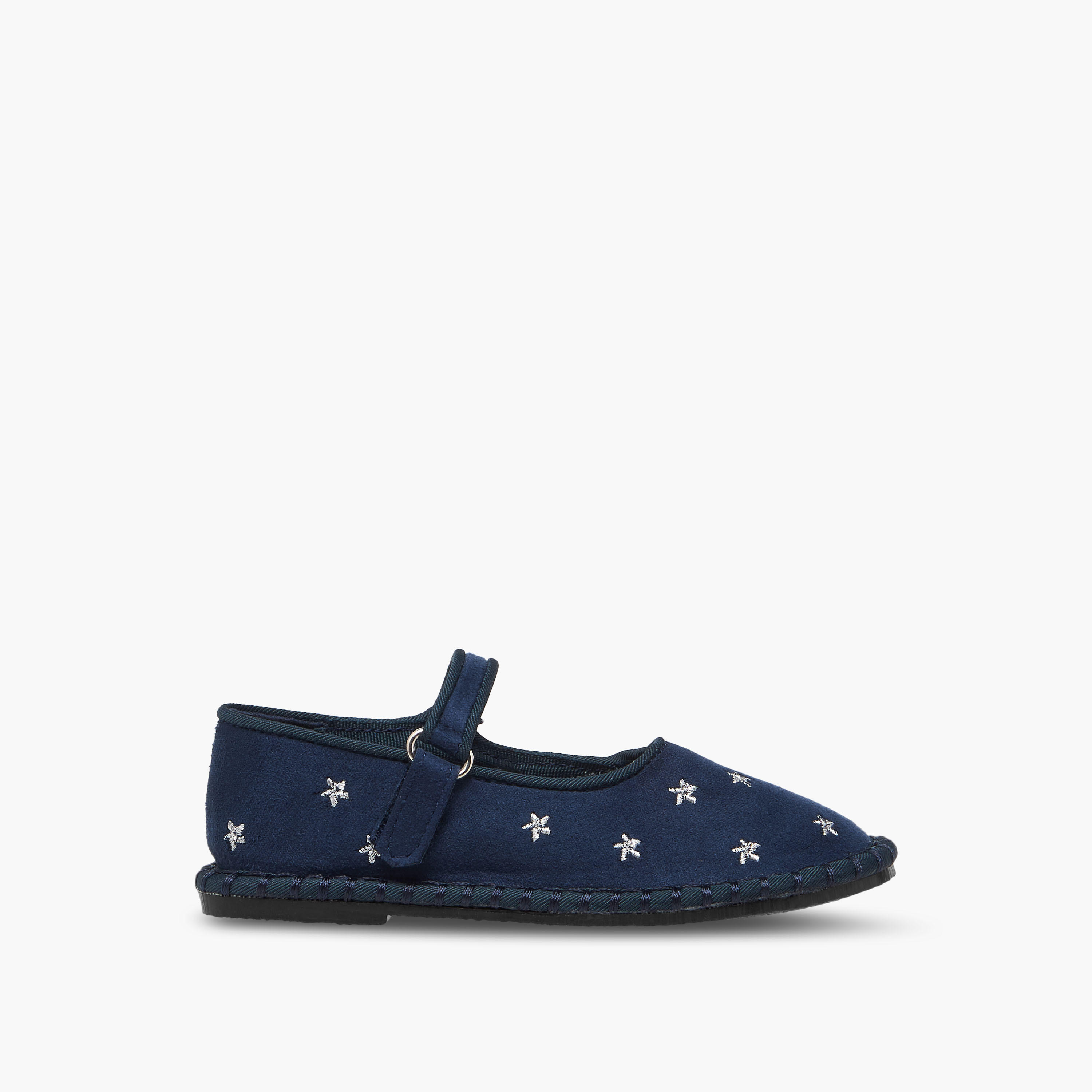 Flora Bella Girls Star Embroidered Hook and Loop Mary Jane Shoes-girls-shoes-maryjanes-image-3