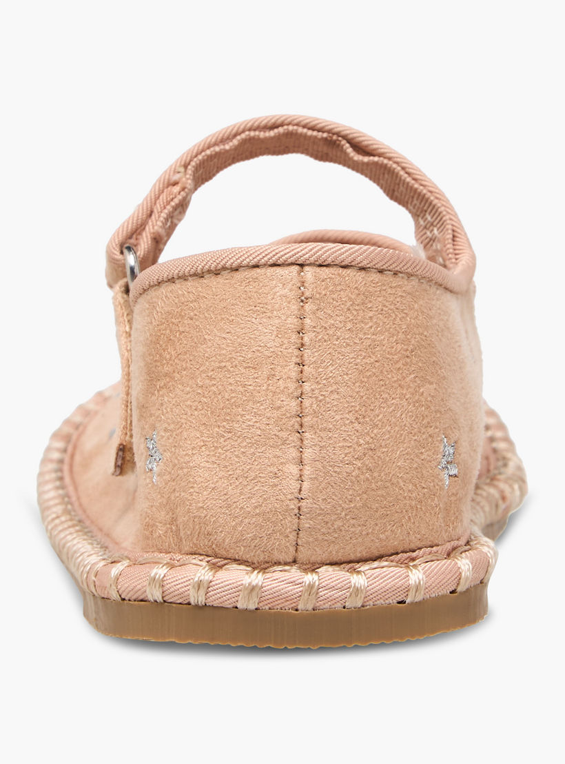 Flora Bella Girls Star Embroidered Hook and Loop Mary Jane Shoes-girls-shoes-maryjanes-image-5