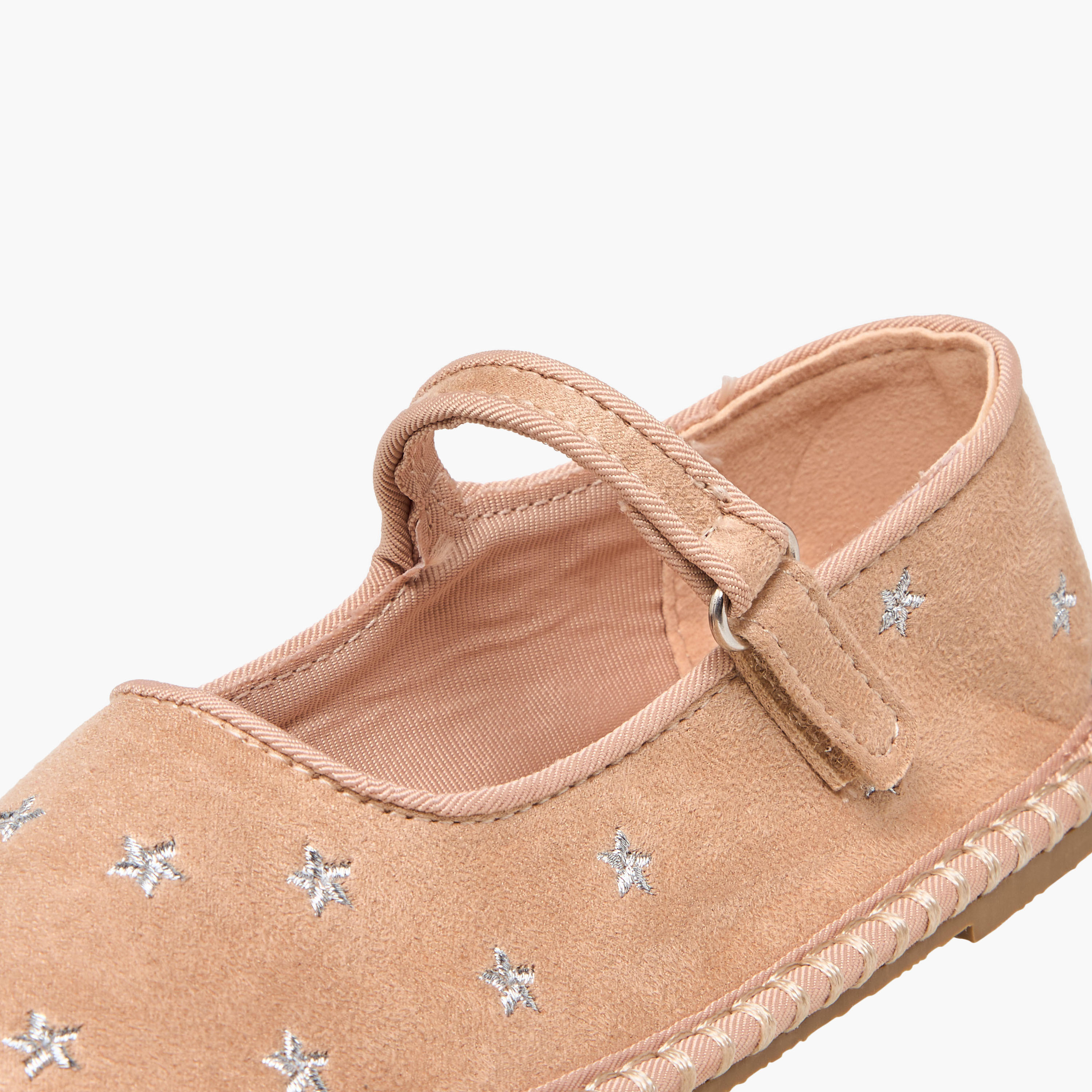 Flora Bella Girls Star Embroidered Hook and Loop Mary Jane Shoes-girls-shoes-maryjanes-image-6