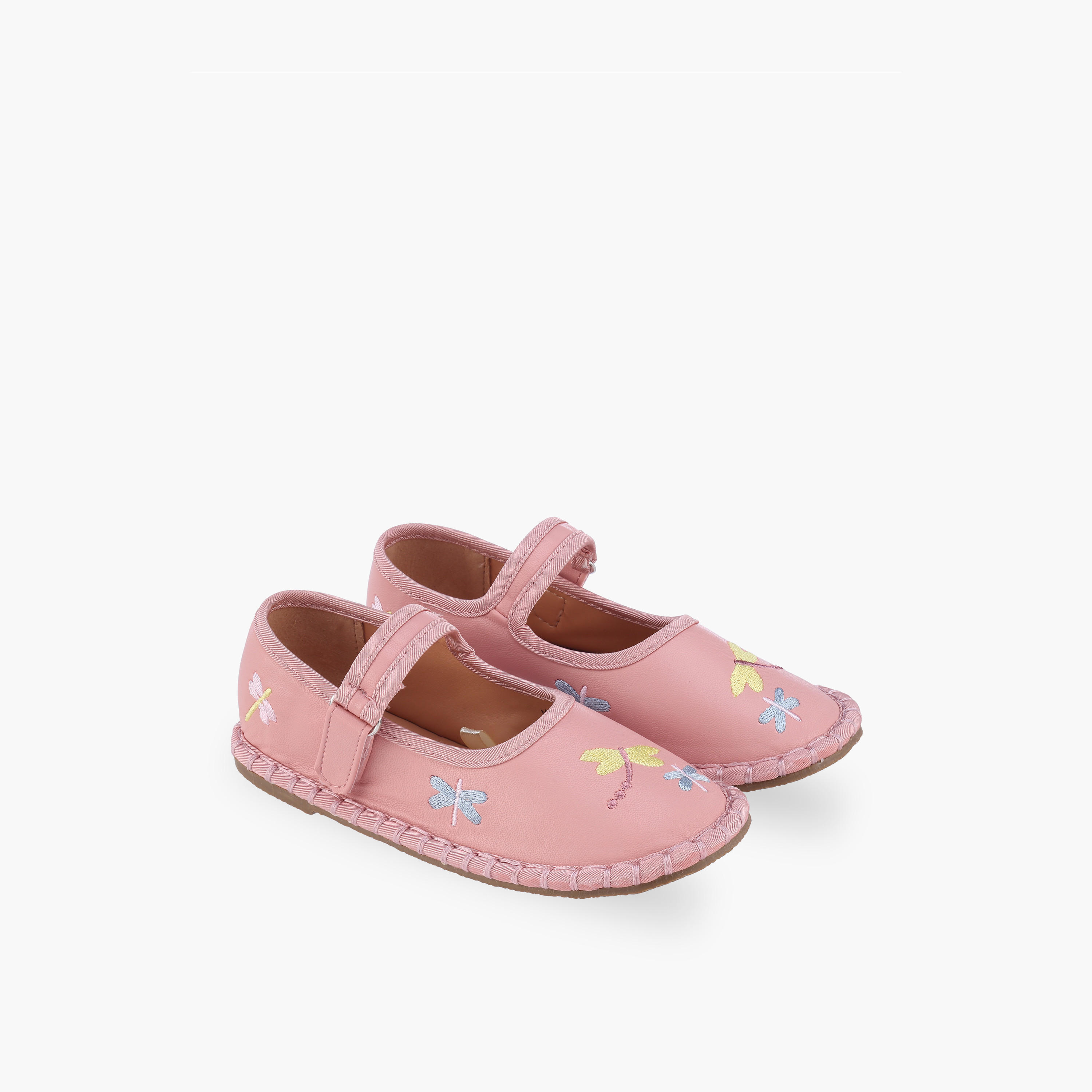 حذاء ماري جين بشريط إغلاق لاصق للبنات من فلورا بيلا-girls-shoes-maryjanes-image-1