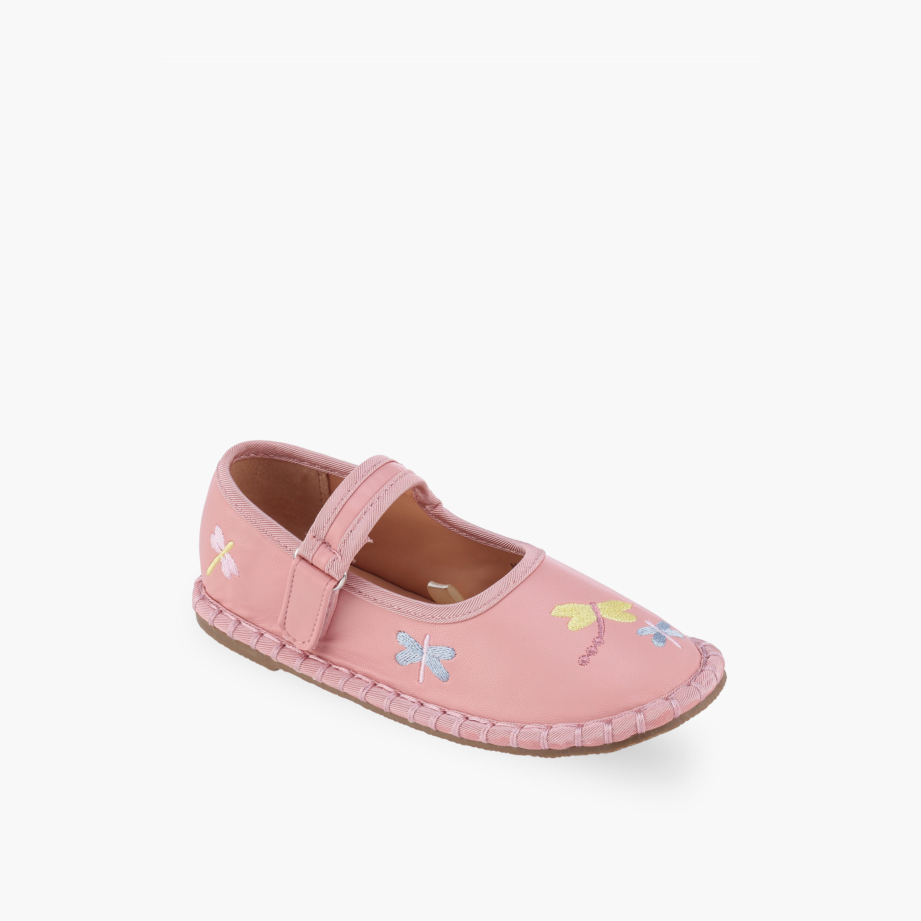 حذاء ماري جين بشريط إغلاق لاصق للبنات من فلورا بيلا-girls-shoes-maryjanes-image-2