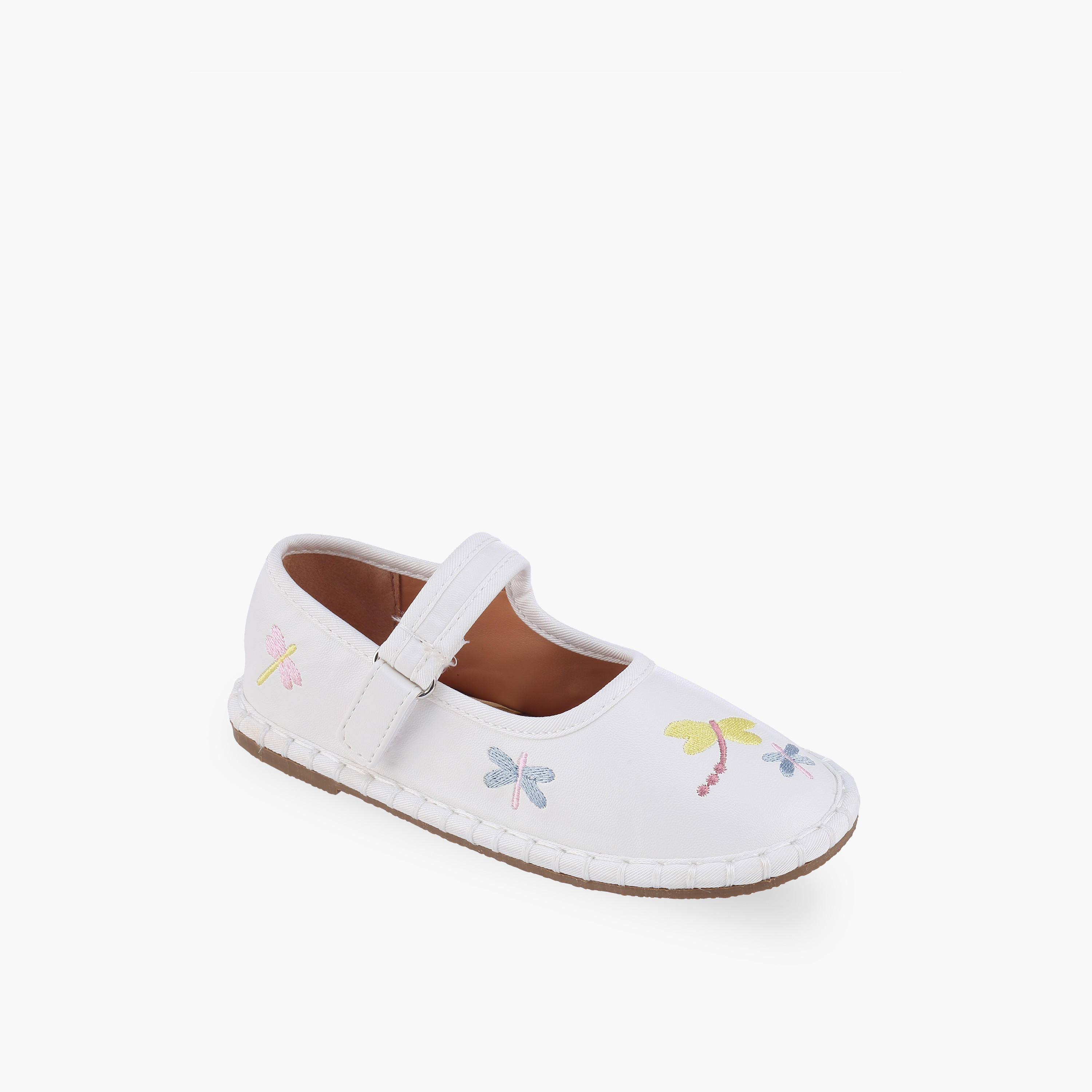 حذاء ماري جين بشريط إغلاق لاصق للبنات من فلورا بيلا-girls-shoes-maryjanes-image-8