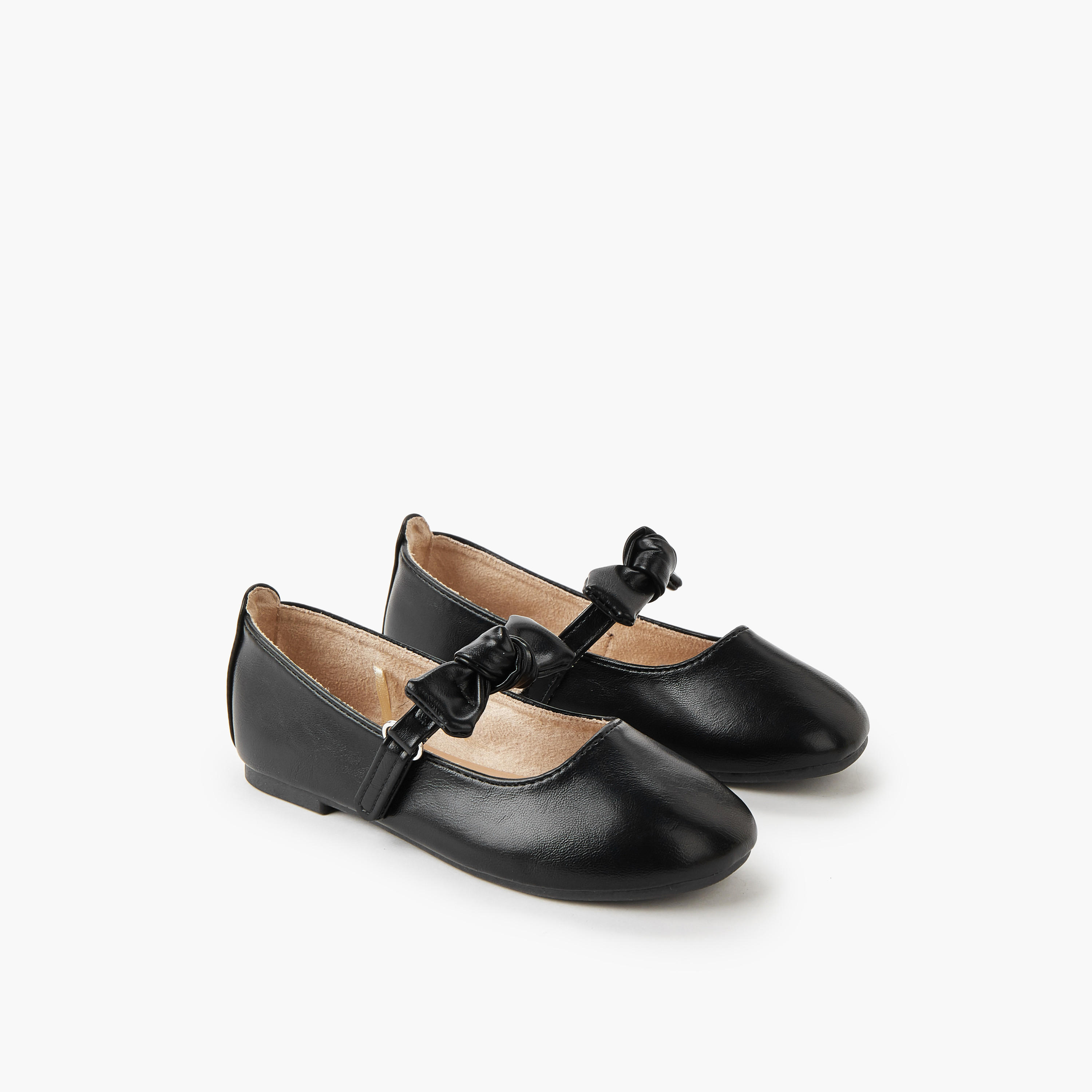 Juniors Girls Hook & Loop Ballerina Shoes-girls-shoes-maryjanes-image-1