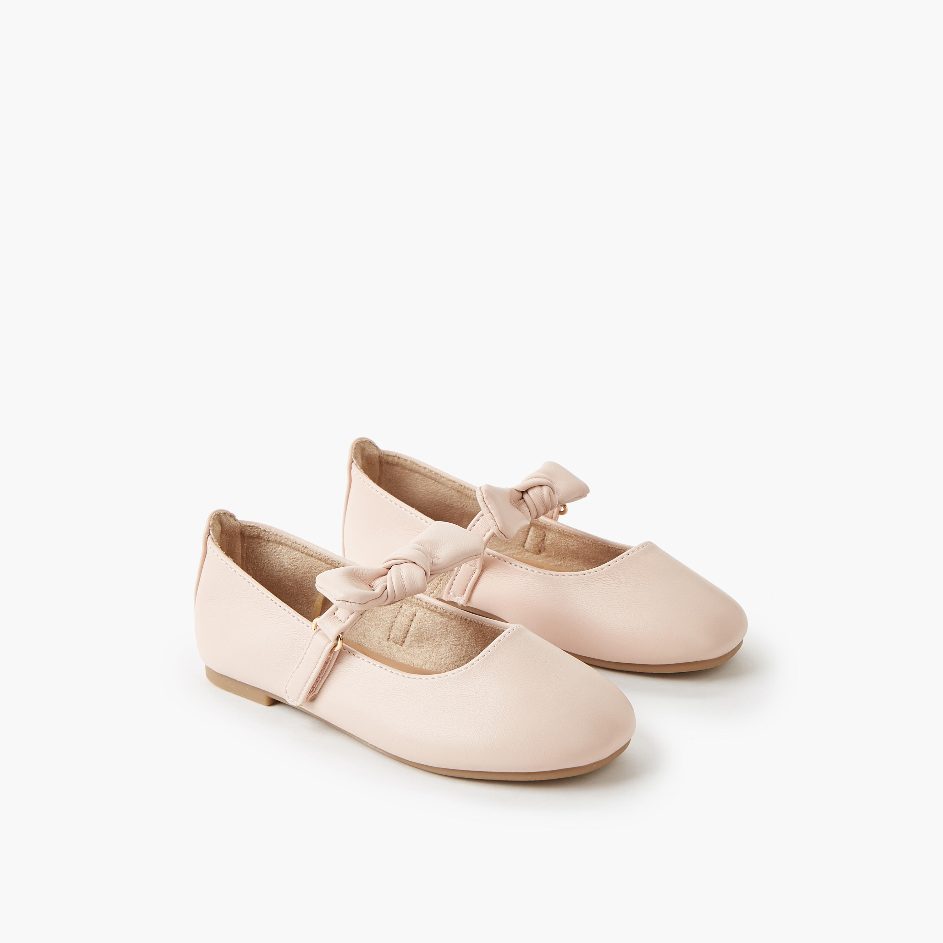 حذاء باليرينا بشريط إغلاق لاصق للبنات من جونيورز-girls-shoes-maryjanes-image-1