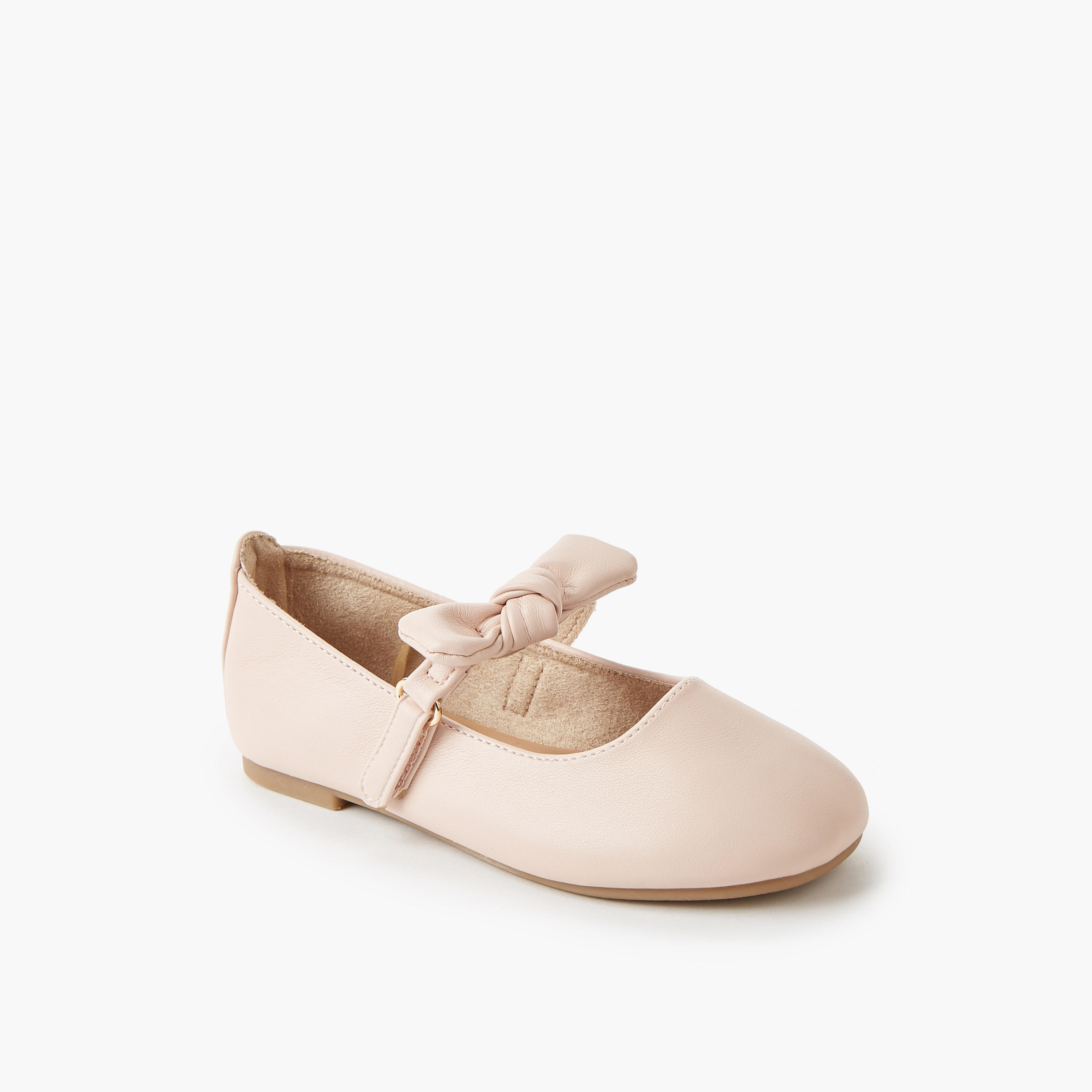 حذاء باليرينا بشريط إغلاق لاصق للبنات من جونيورز-girls-shoes-maryjanes-image-2