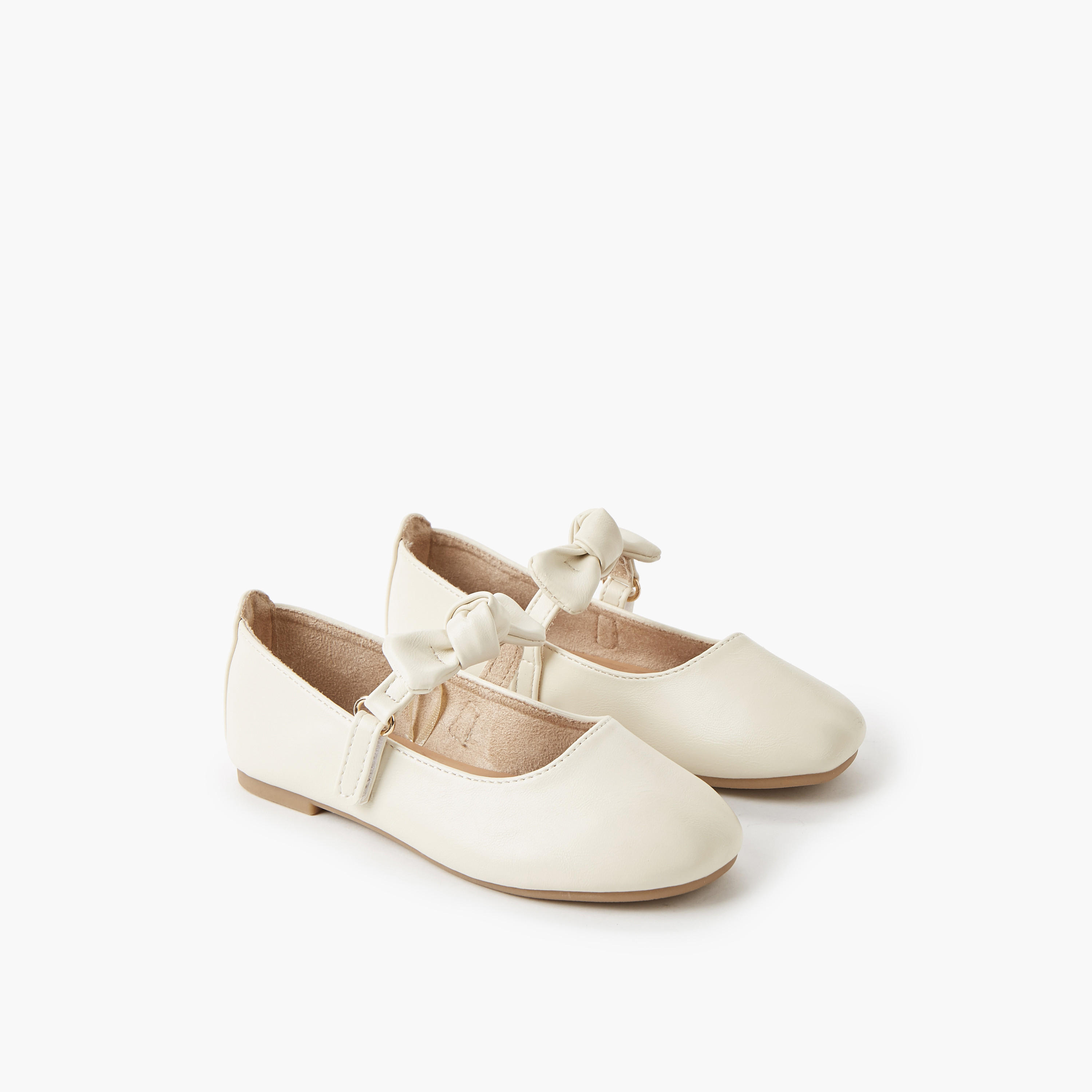 Juniors Girls Hook & Loop Ballerina Shoes-girls-shoes-maryjanes-image-1