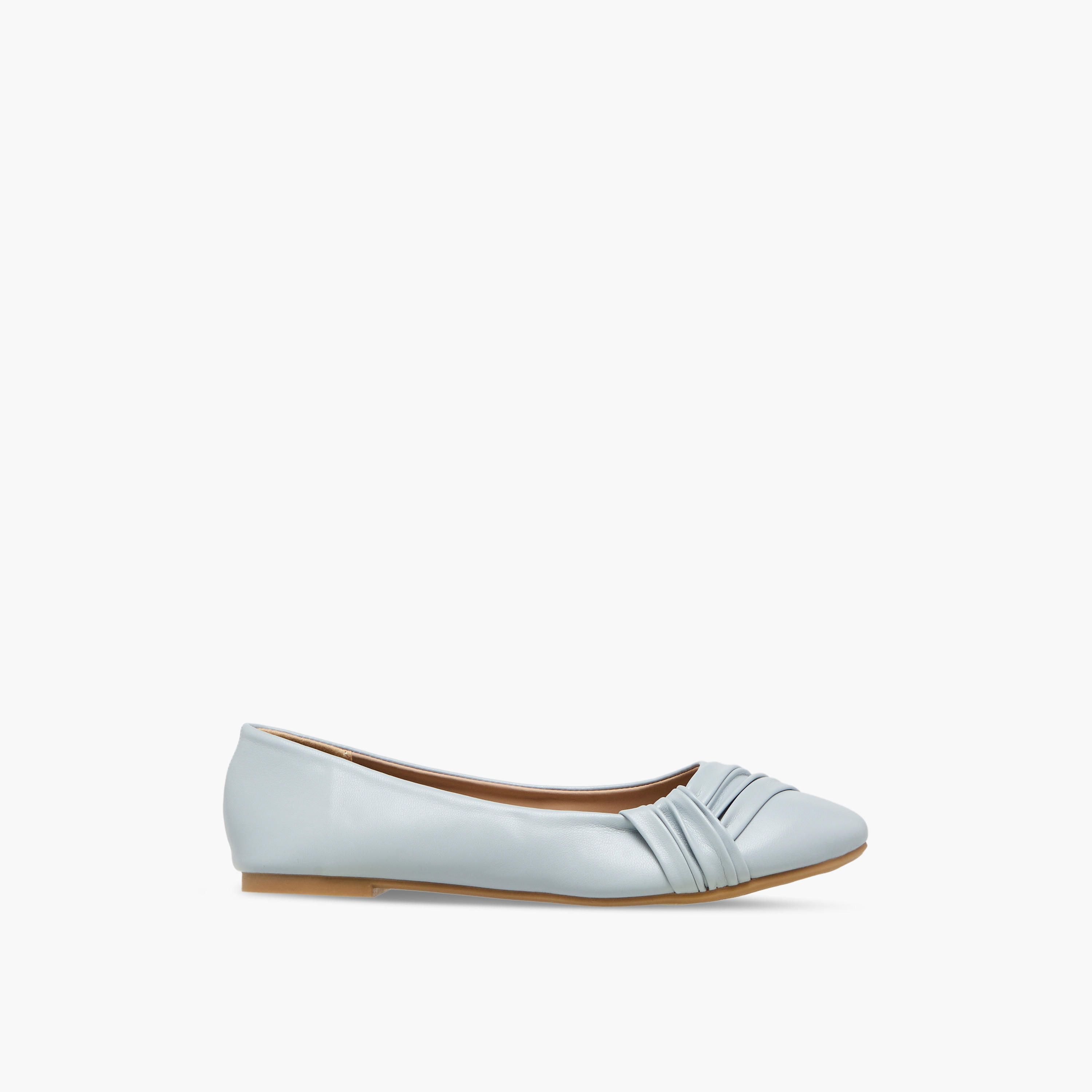 Flora Bella Women Ruched Detail Ballerina Shoes-women-shoes-flats-ballerinas-image-3