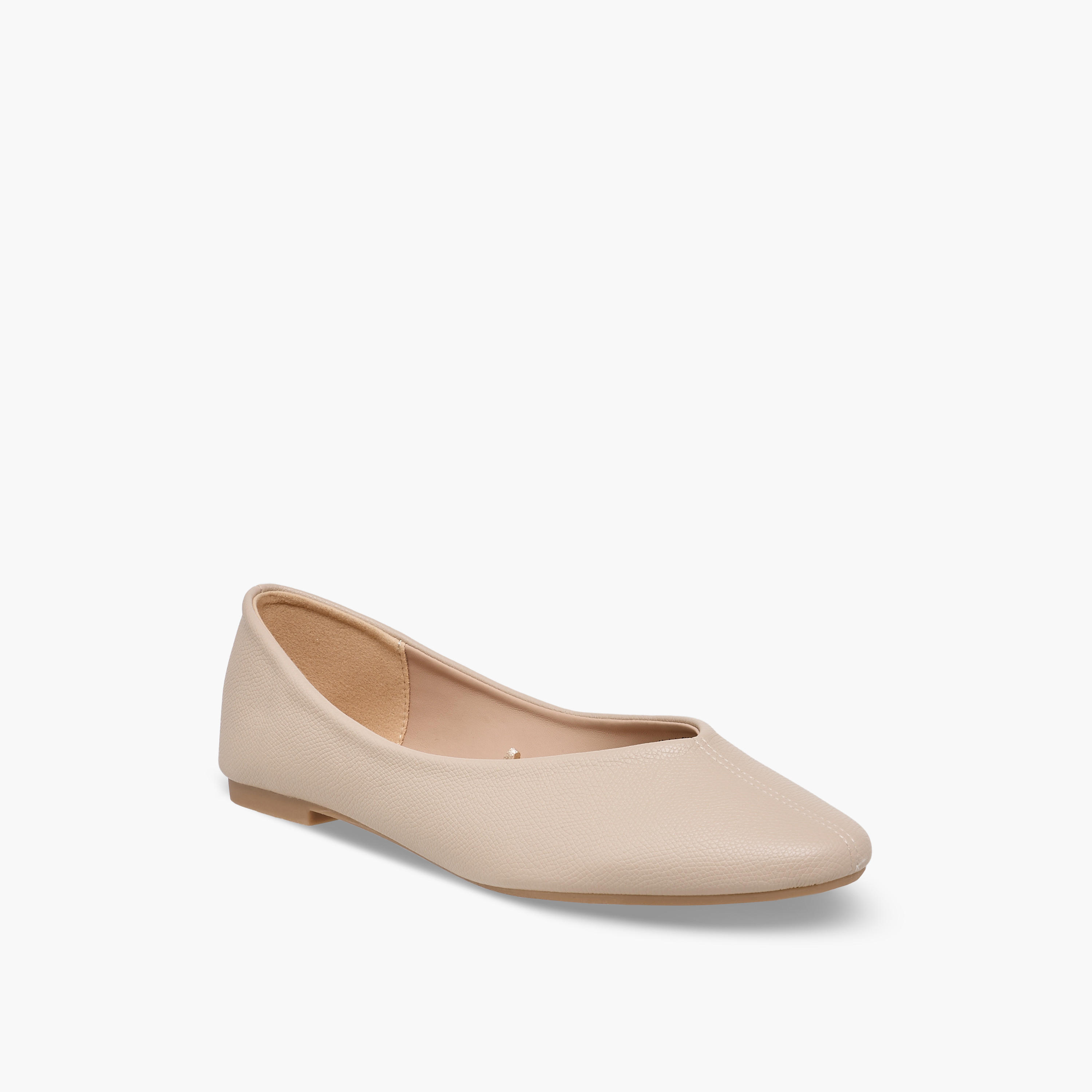 Floral Bella Women Textured Ballerina Shoes-women-shoes-ballerinas-image-2