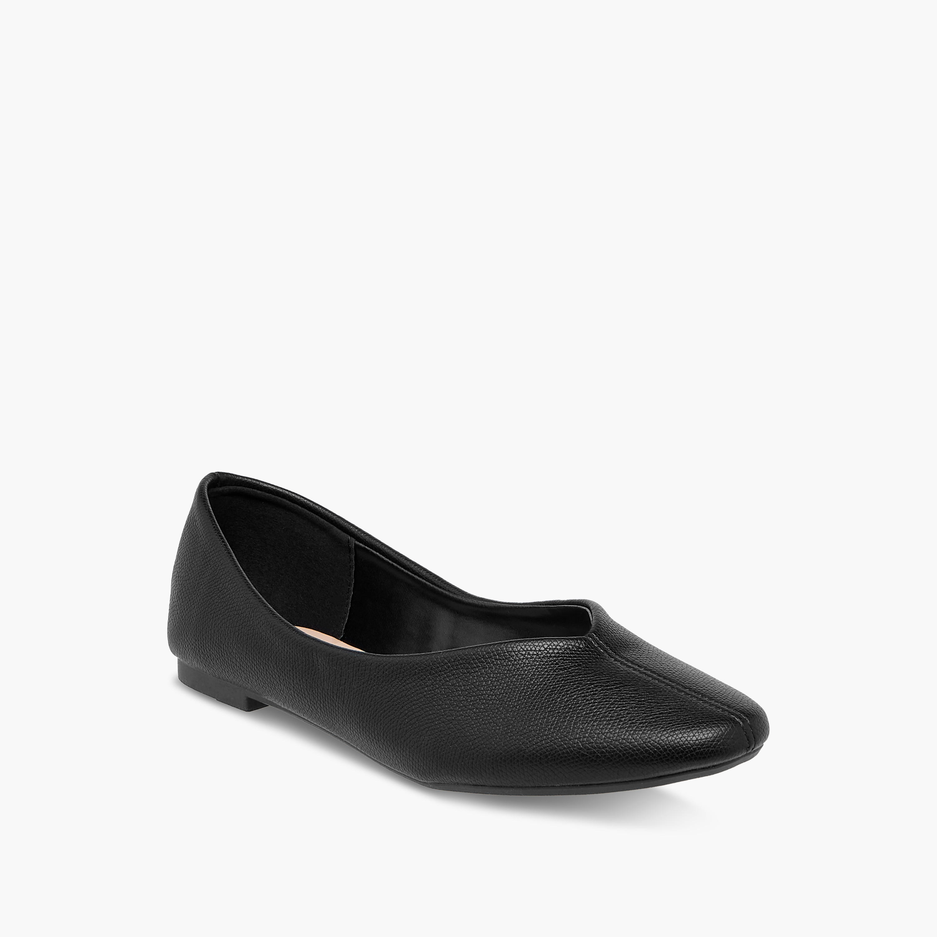 Floral Bella Women Textured Ballerina Shoes-women-shoes-ballerinas-image-2