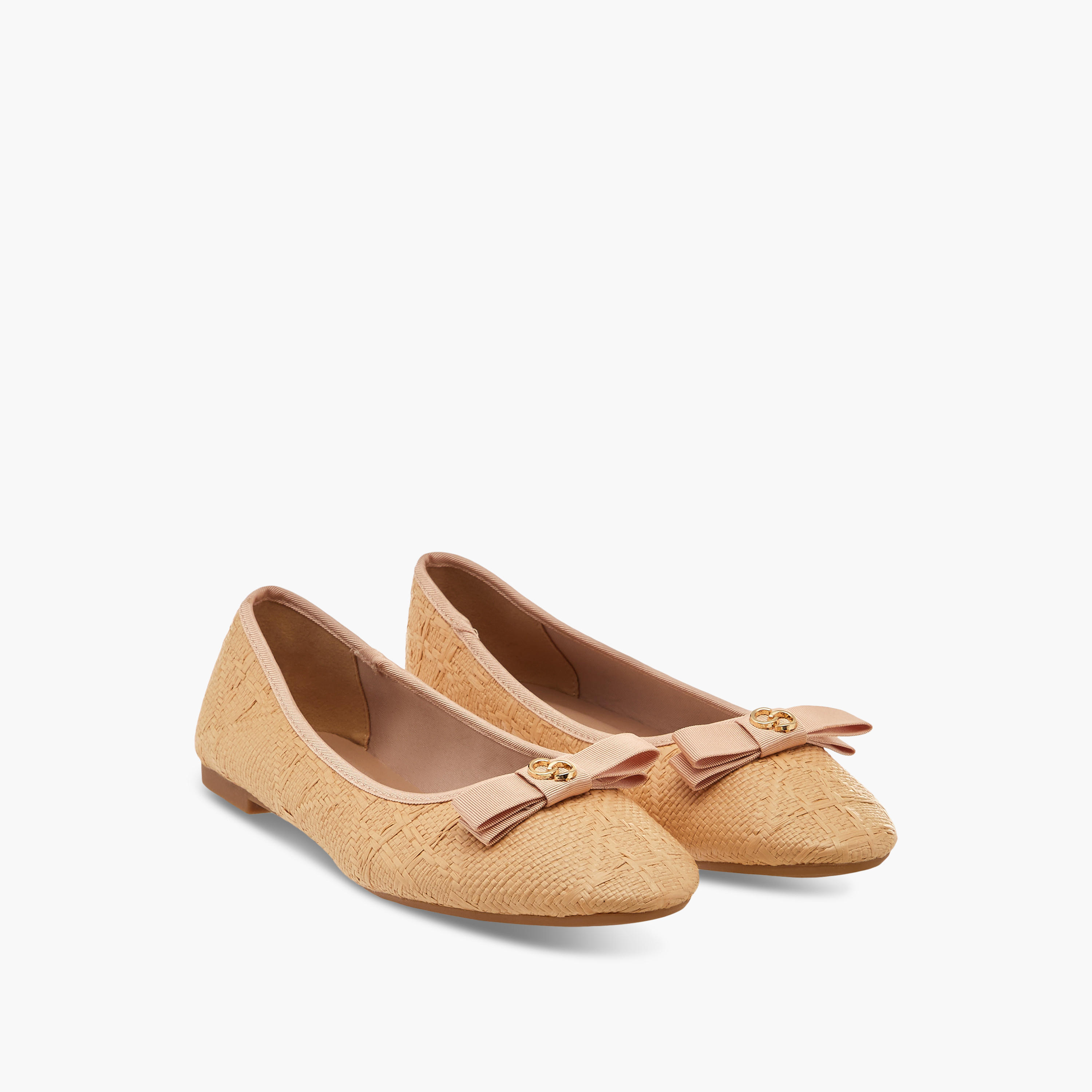 Celeste Bow Accent Slip-On Ballerina Shoes-women-shoes-ballerinas-image-1