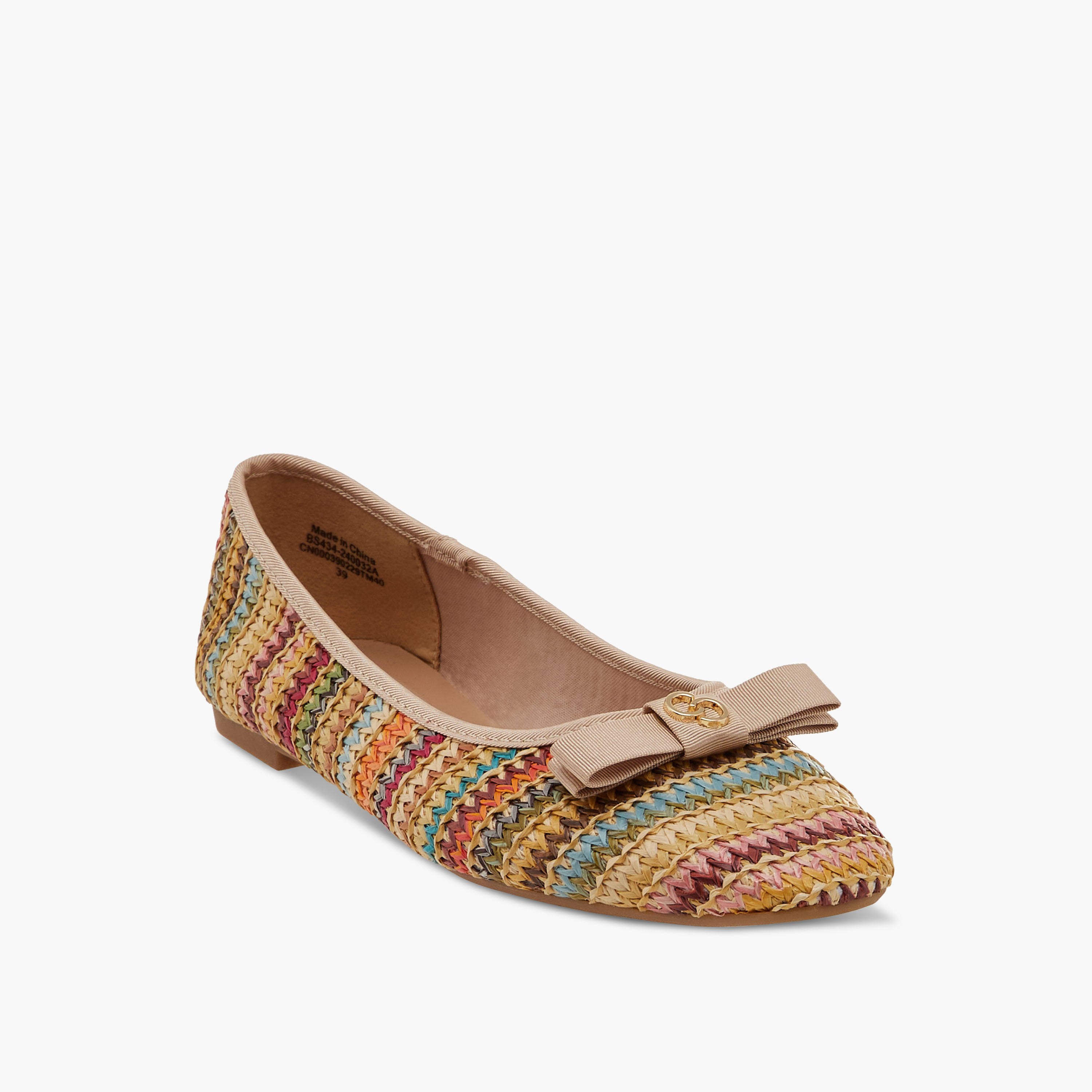 Celeste Bow Accent Slip-On Ballerina Shoes-women-shoes-ballerinas-image-2