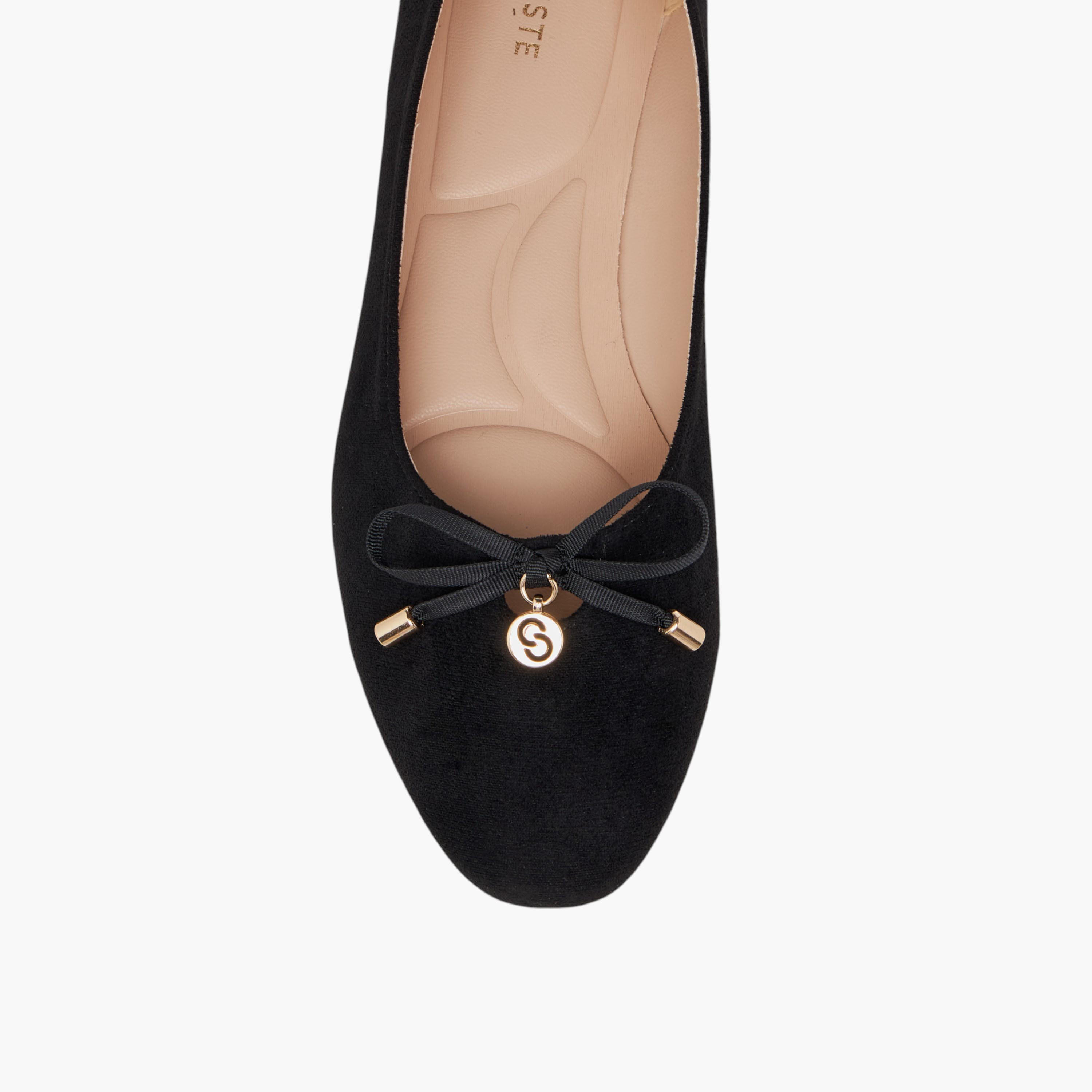 Celeste Women's Solid Slip-On Ballerina Shoes with Bow Accent-women-shoes-ballerinas-image-4