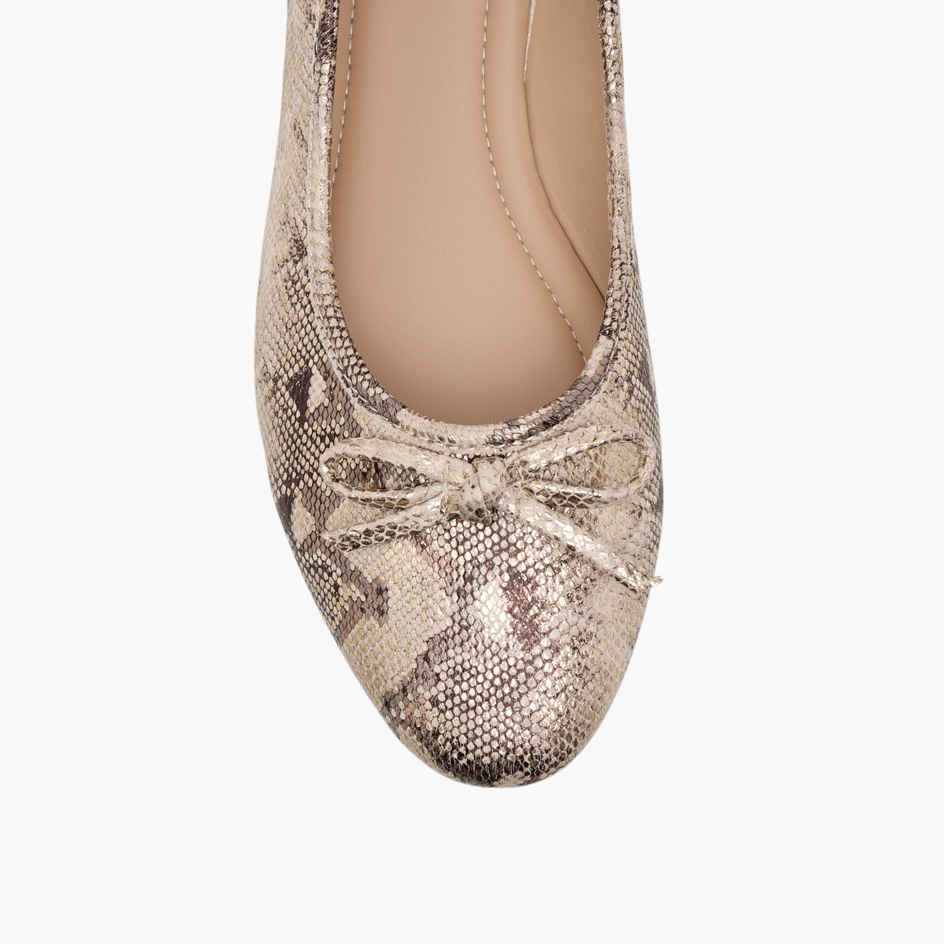 Flora Bella Animal Print Ballerina Shoes with Bow Detail-women-shoes-ballerinas-image-5