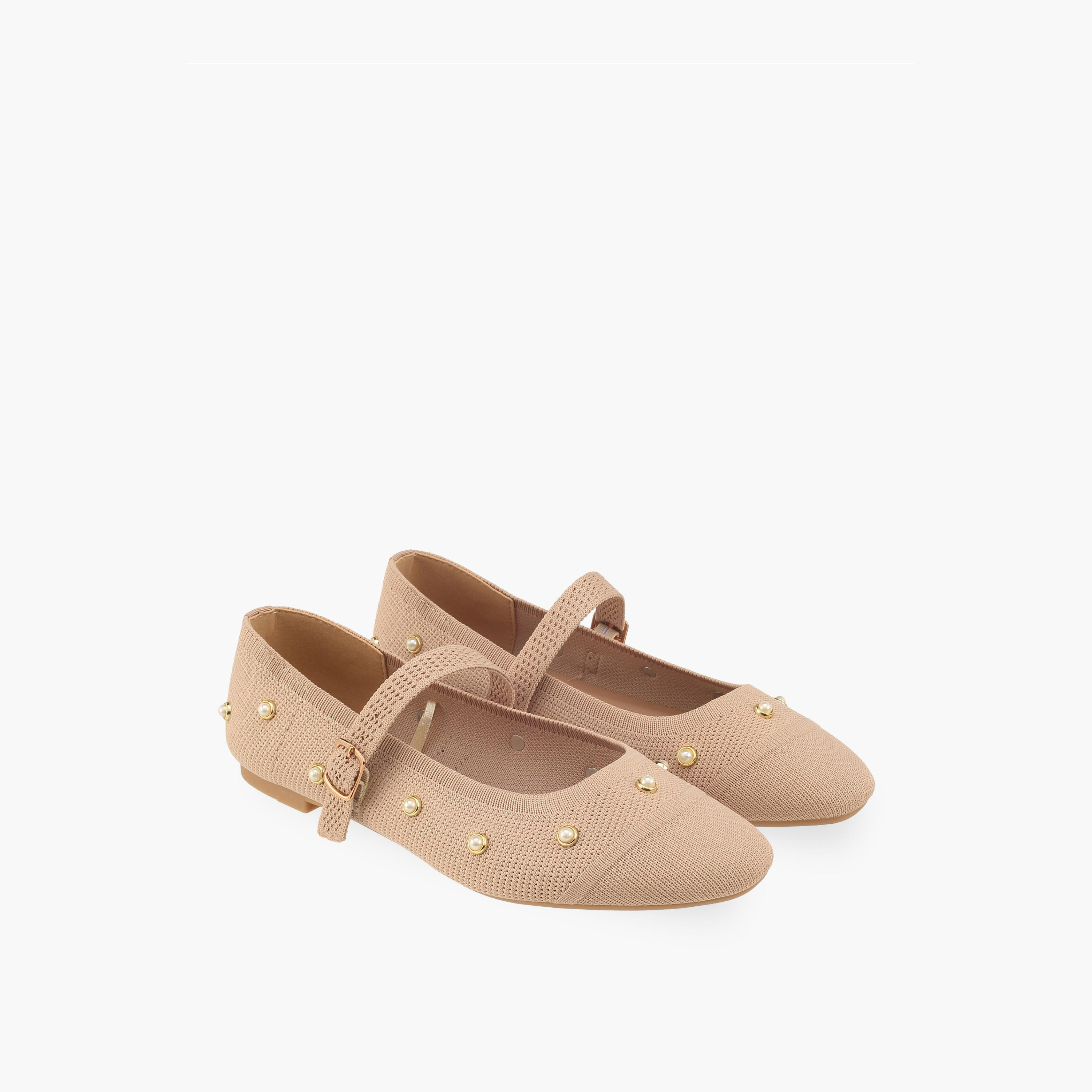 Flora Bella Women Embellished Ballerina Shoes-women-shoes-flats-ballerinas-image-1