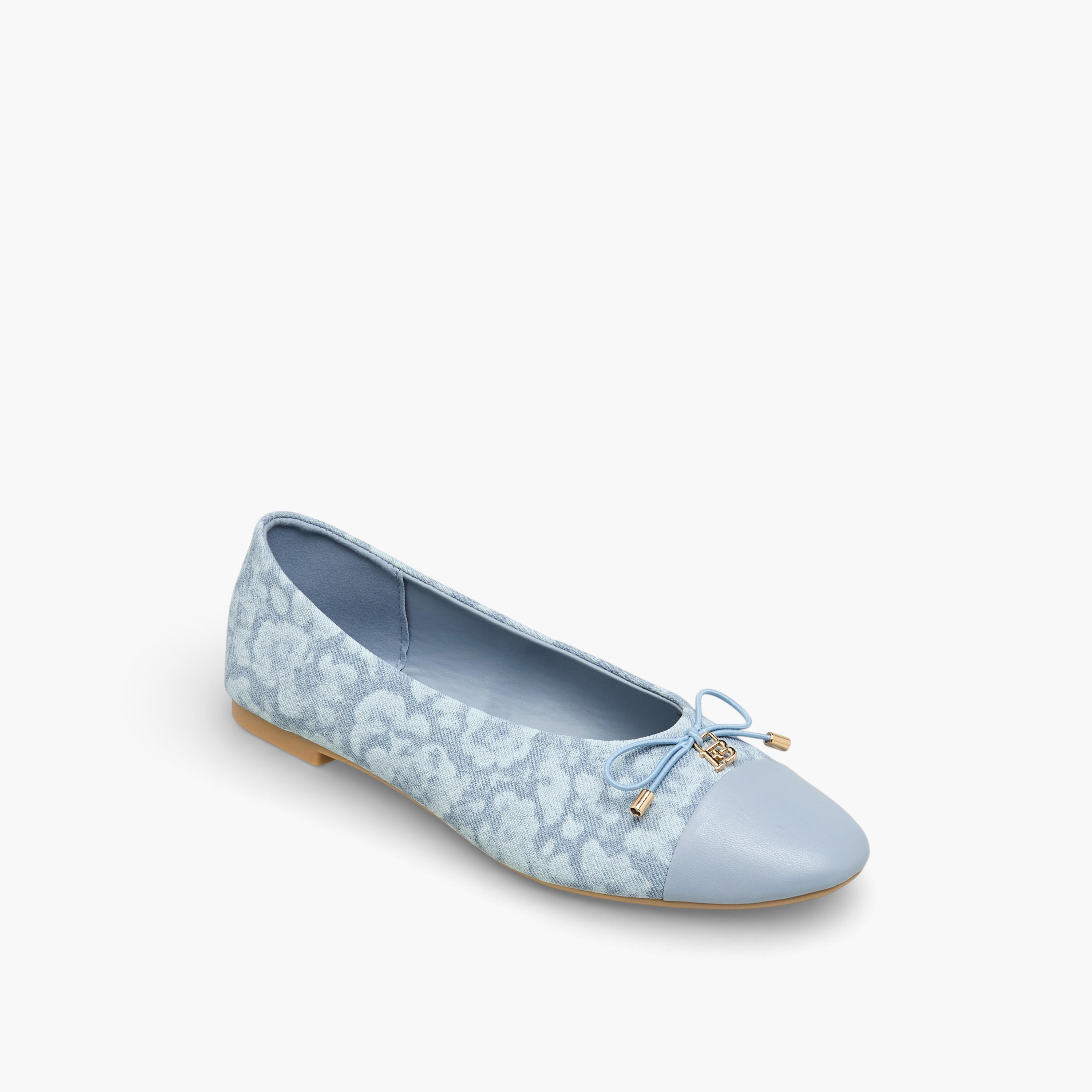 حذاء باليرينا بطبعات للنساء من فلورا بيلا-women-shoes-flats-ballerinas-image-7