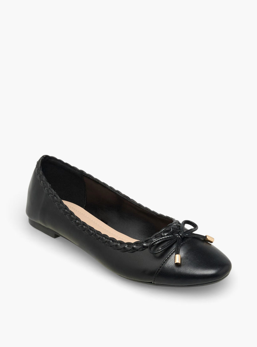 Flora Bella Women Braided Trim Ballerina Shoes-women-shoes-flats-ballerinas-image-2